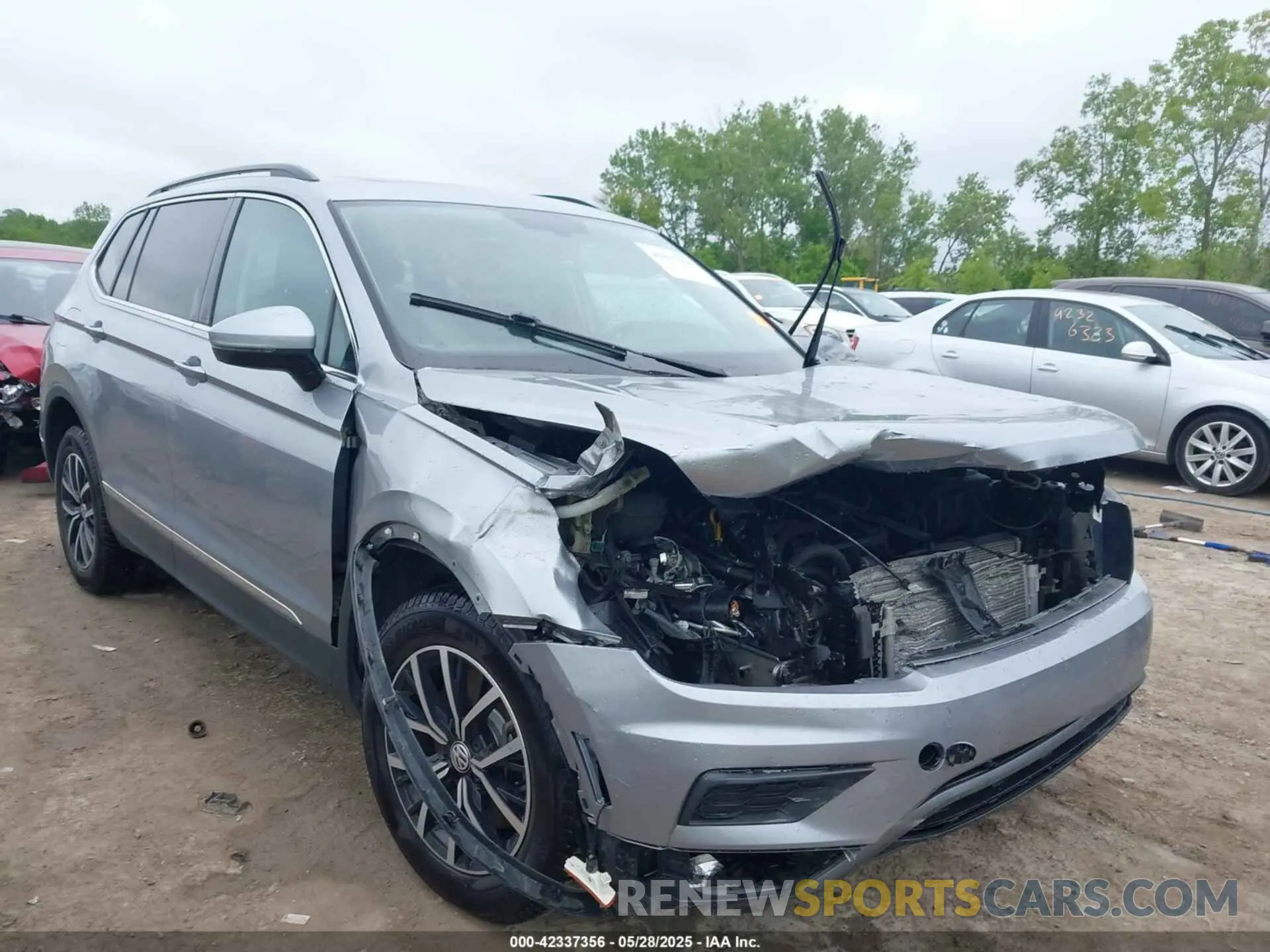 1 fotografías del automóvil dañado 3VV2B7AX7MM005224 VOLKSWAGEN TIGUAN 2021