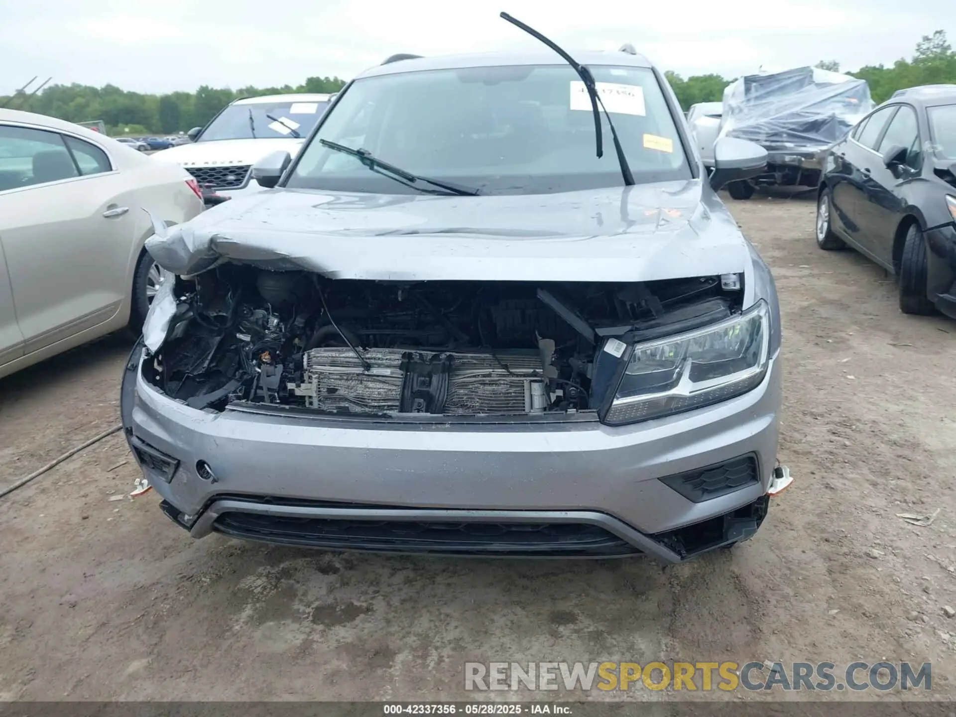12 fotografías del automóvil dañado 3VV2B7AX7MM005224 VOLKSWAGEN TIGUAN 2021
