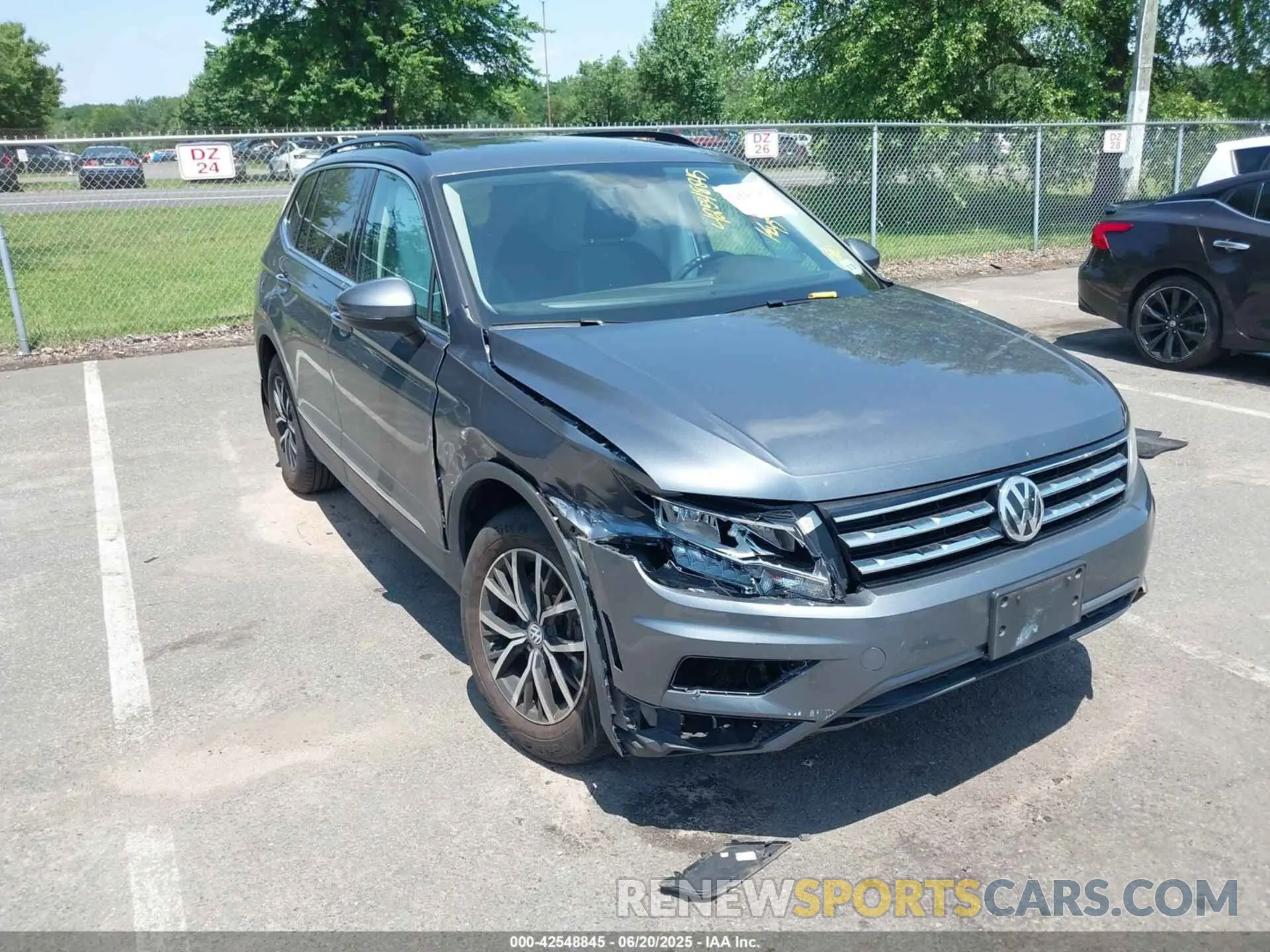 1 fotografías del automóvil dañado 3VV2B7AX7MM071952 VOLKSWAGEN TIGUAN 2021