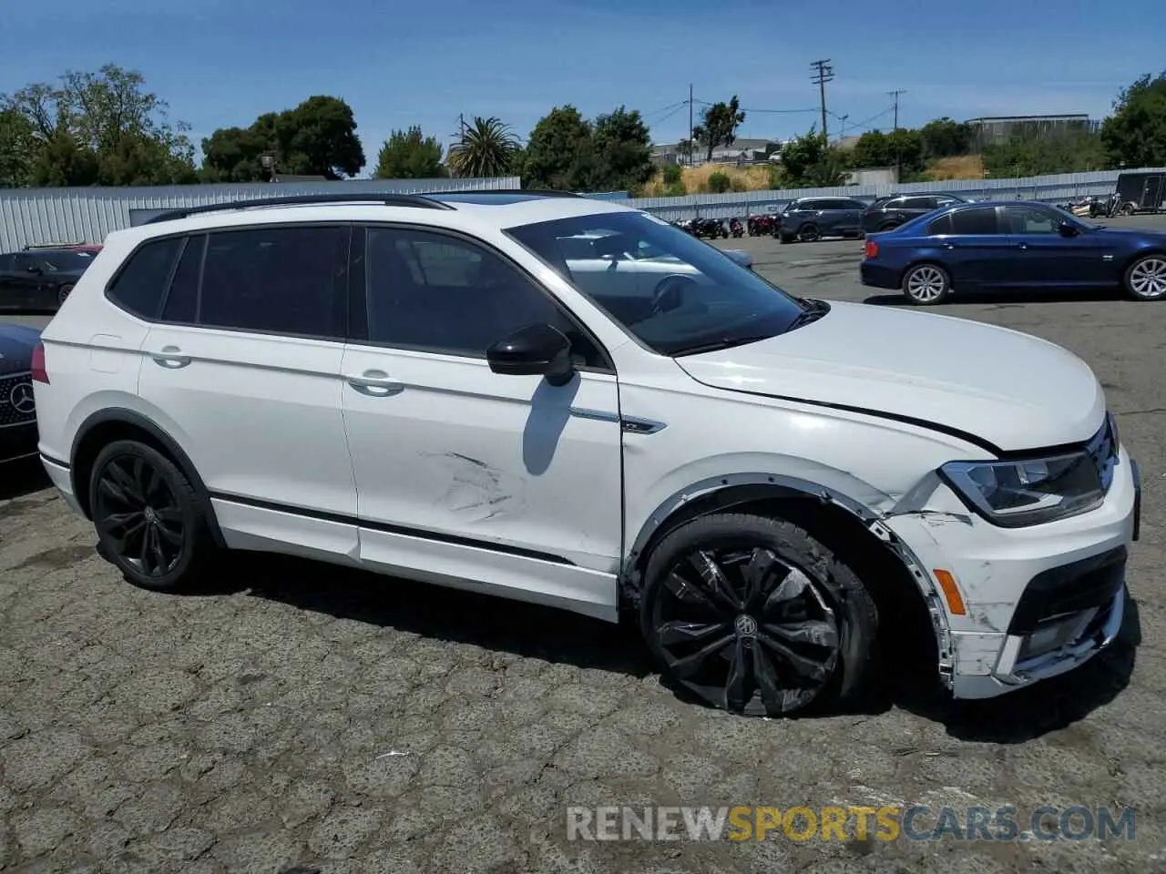 4 fotografías del automóvil dañado 3VV2B7AX8MM051211 VOLKSWAGEN TIGUAN 2021