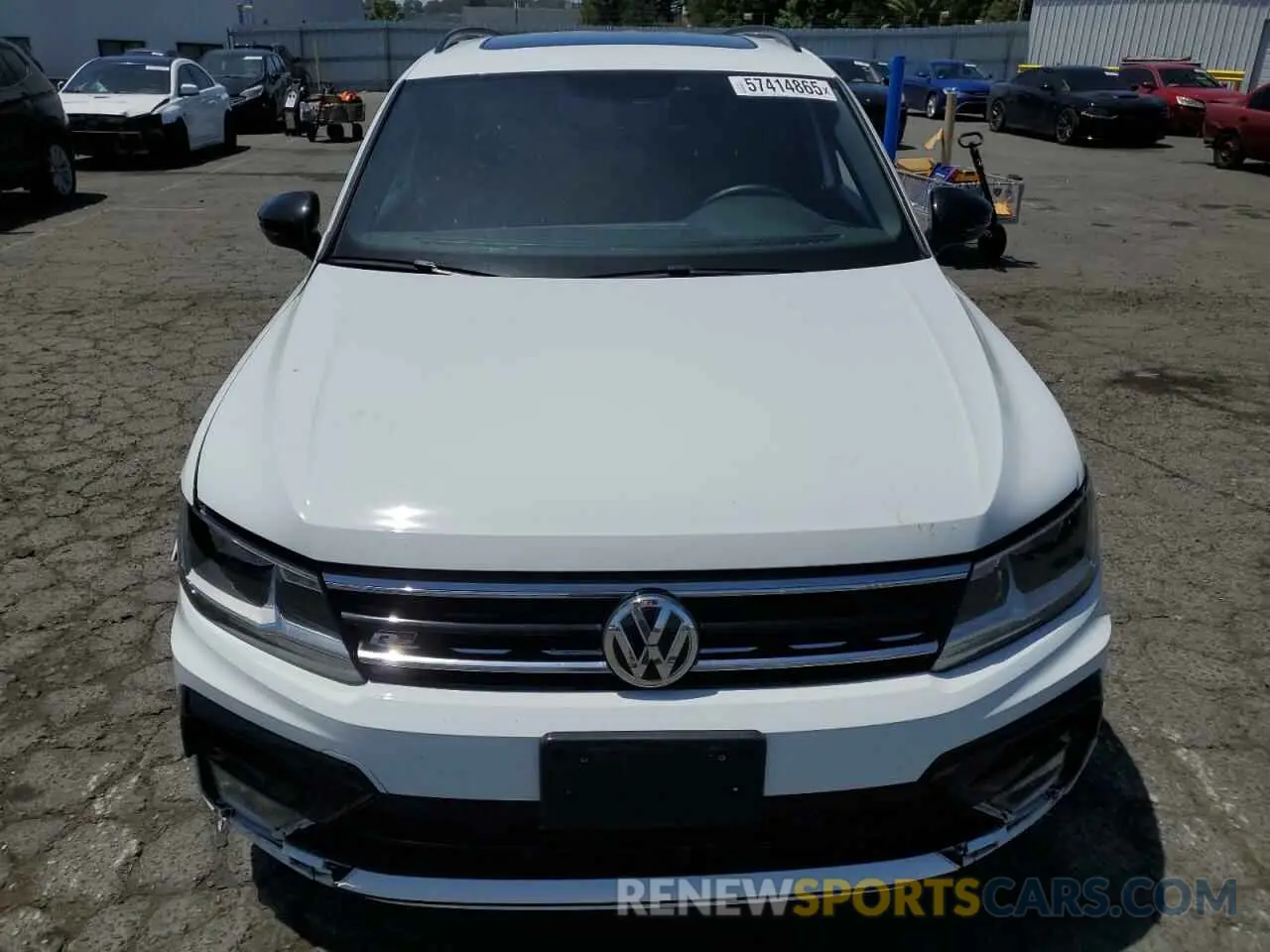 5 fotografías del automóvil dañado 3VV2B7AX8MM051211 VOLKSWAGEN TIGUAN 2021
