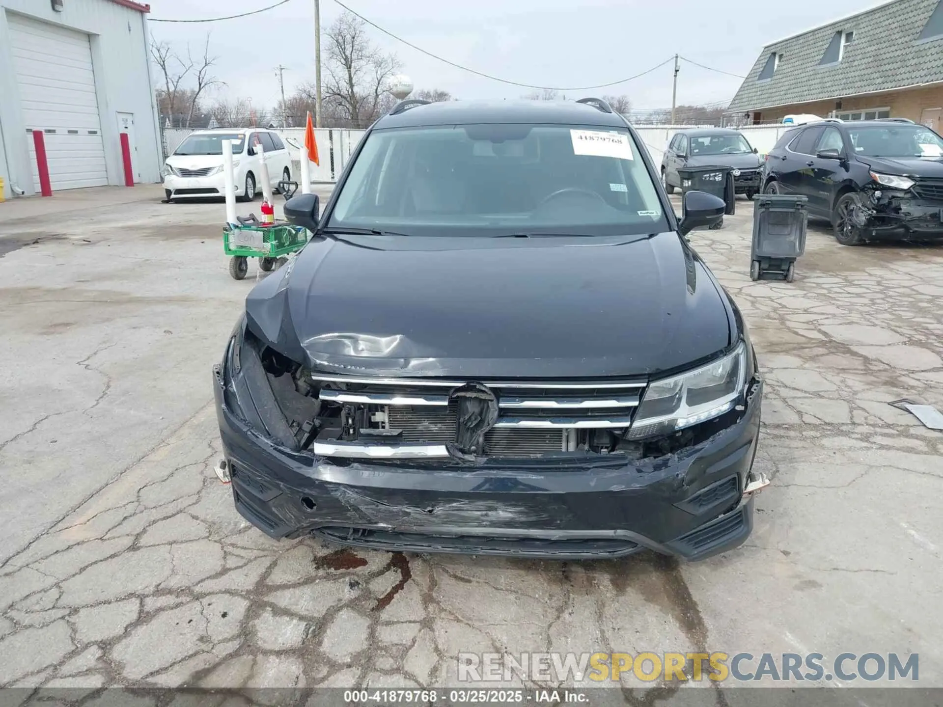 12 fotografías del automóvil dañado 3VV2B7AXXMM057849 VOLKSWAGEN TIGUAN 2021