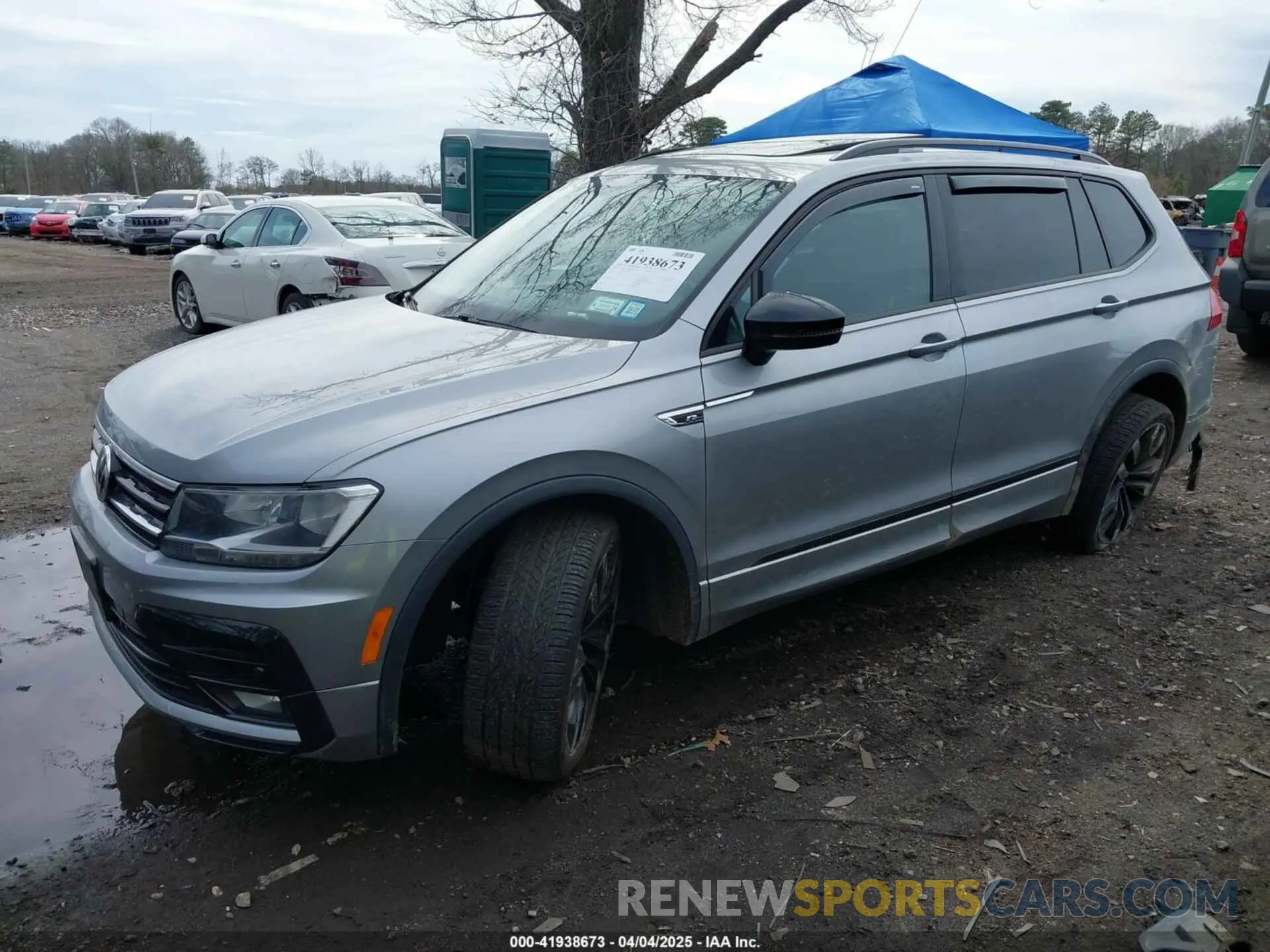 2 fotografías del automóvil dañado 3VV2B7AXXMM063067 VOLKSWAGEN TIGUAN 2021