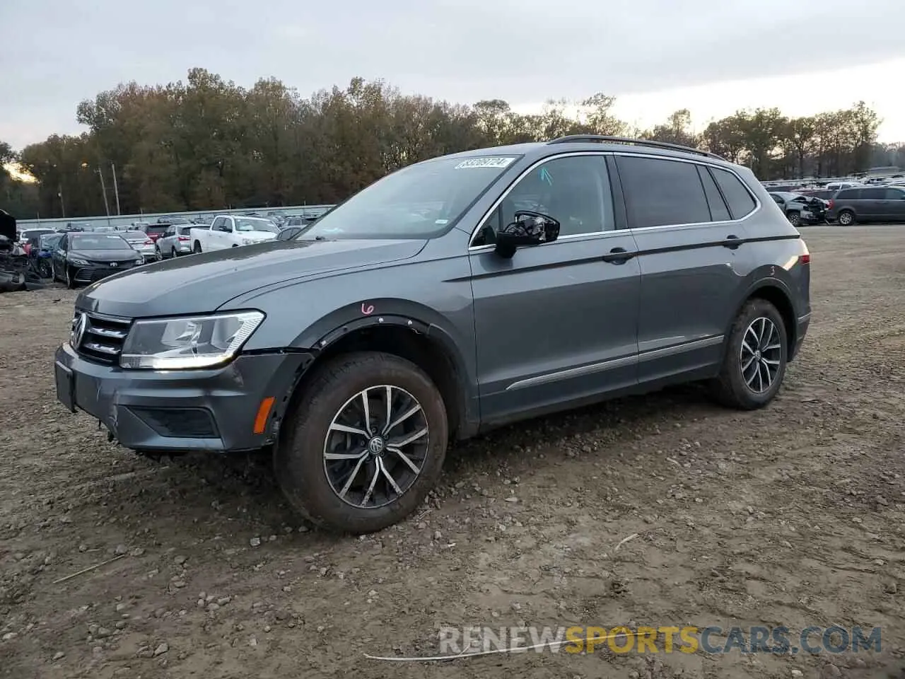 1 fotografías del automóvil dañado 3VV2B7AXXMM091676 VOLKSWAGEN TIGUAN 2021