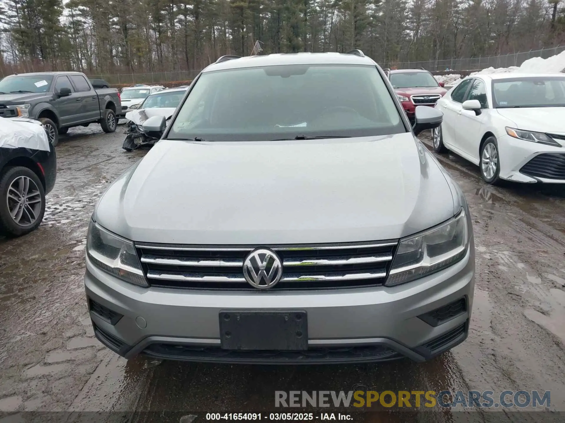 12 fotografías del automóvil dañado 3VV2B7AXXMM101512 VOLKSWAGEN TIGUAN 2021
