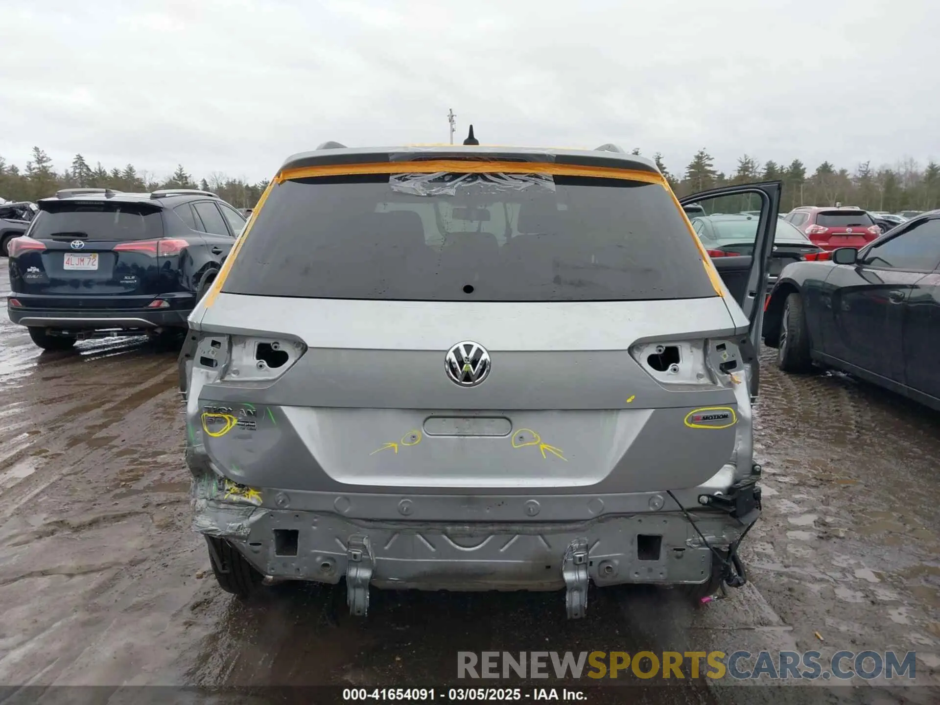 16 fotografías del automóvil dañado 3VV2B7AXXMM101512 VOLKSWAGEN TIGUAN 2021