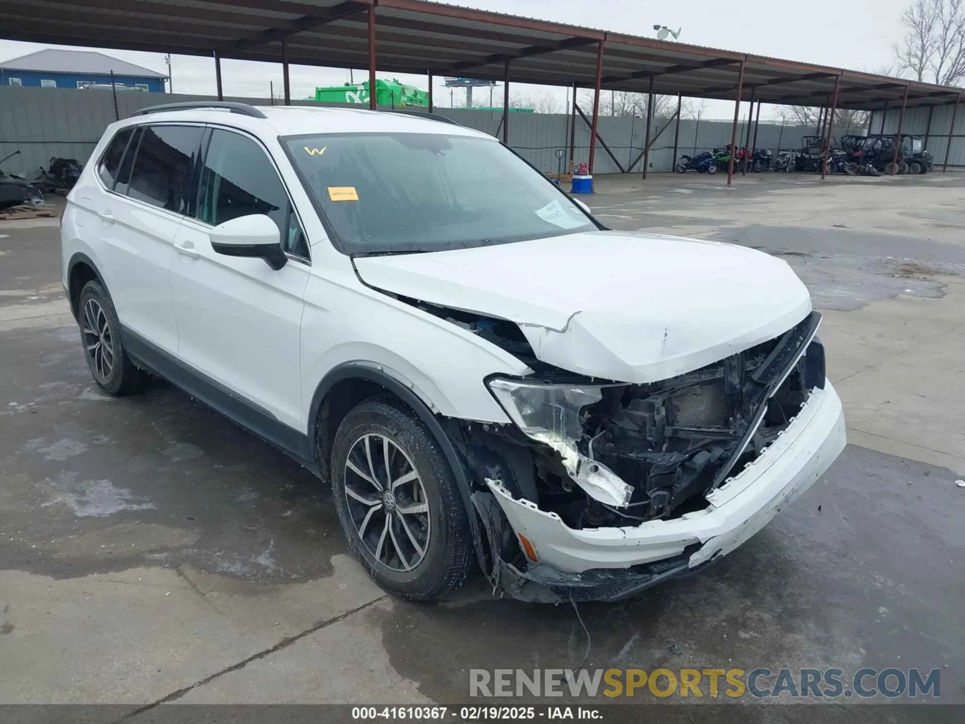 1 fotografías del automóvil dañado 3VV3B7AX0MM008938 VOLKSWAGEN TIGUAN 2021