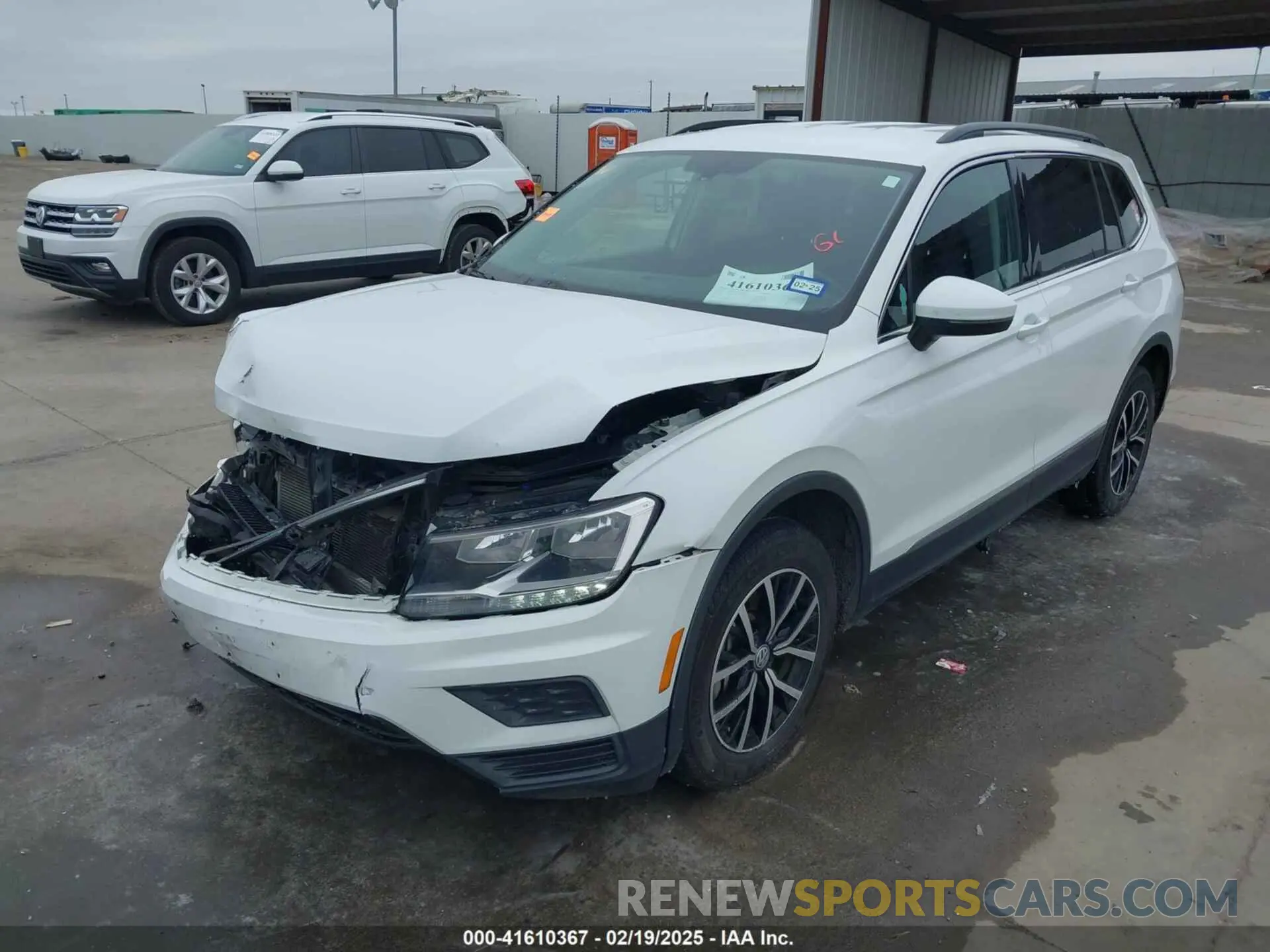 2 fotografías del automóvil dañado 3VV3B7AX0MM008938 VOLKSWAGEN TIGUAN 2021