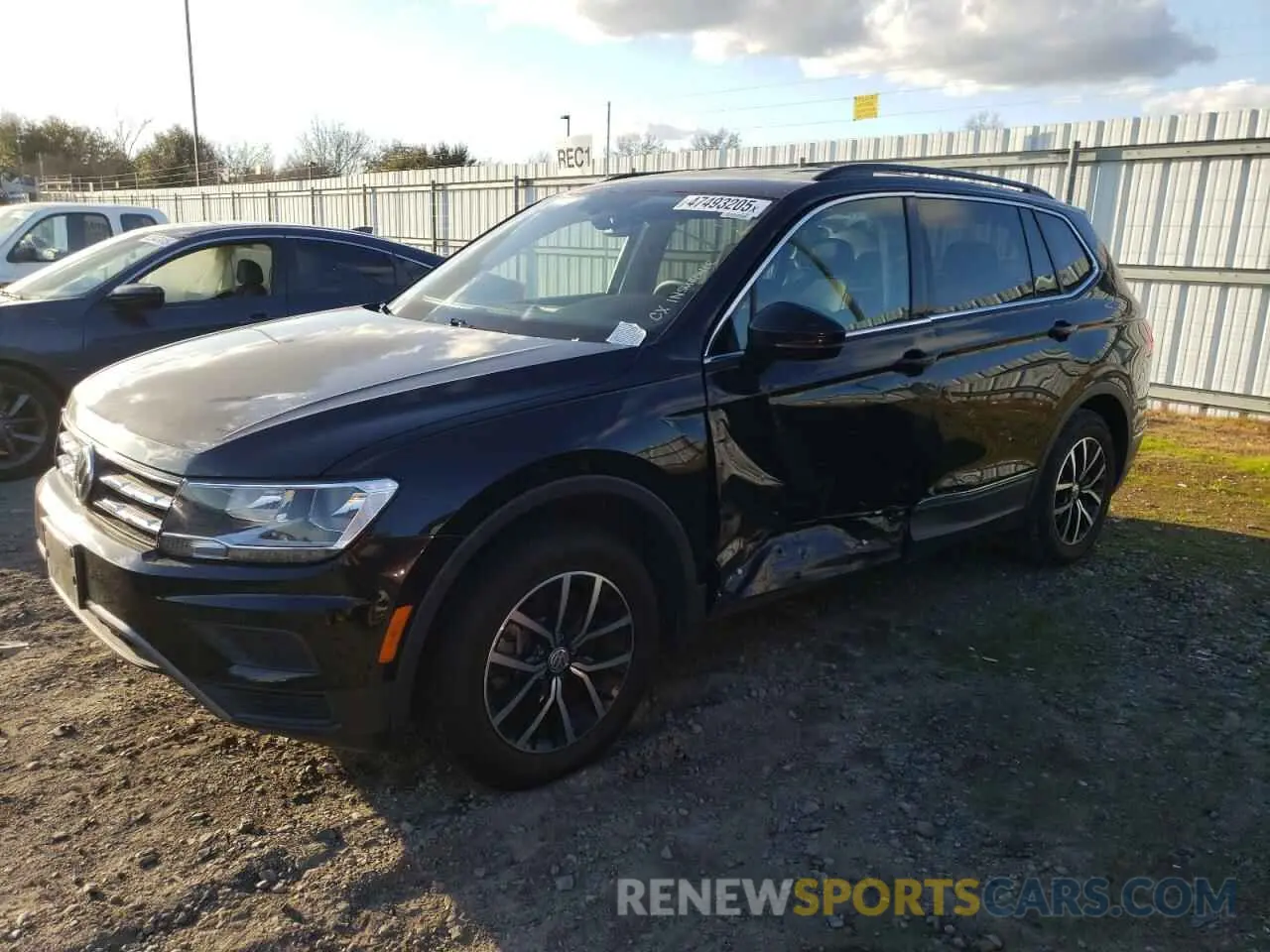 1 fotografías del automóvil dañado 3VV3B7AX2MM046302 VOLKSWAGEN TIGUAN 2021