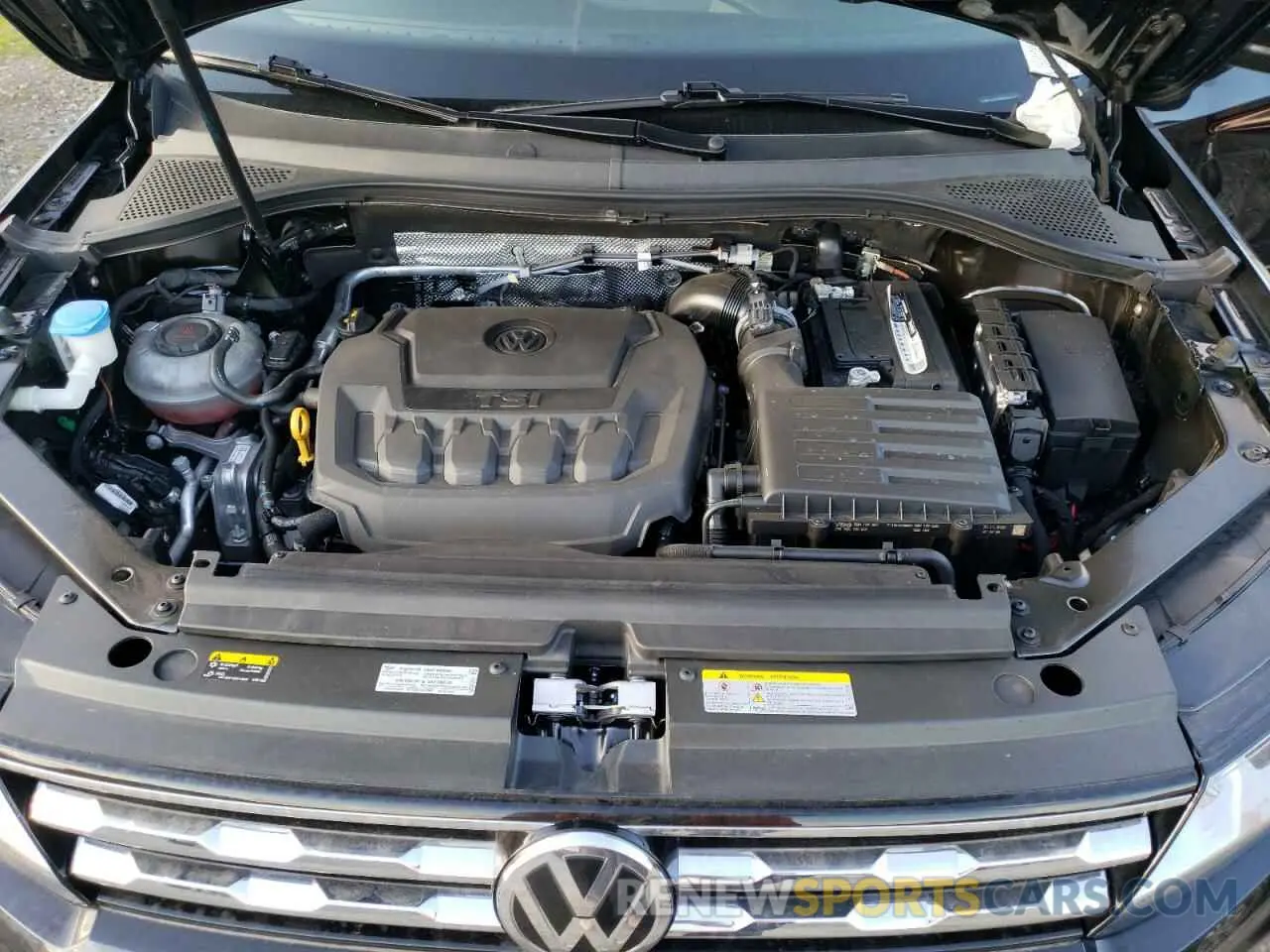 12 fotografías del automóvil dañado 3VV3B7AX2MM046302 VOLKSWAGEN TIGUAN 2021