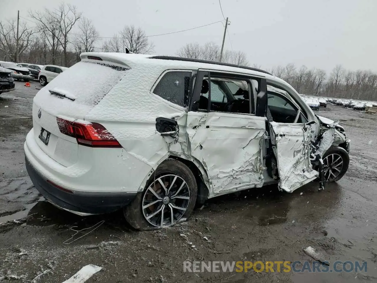 3 fotografías del automóvil dañado 3VV3B7AX3MM079938 VOLKSWAGEN TIGUAN 2021