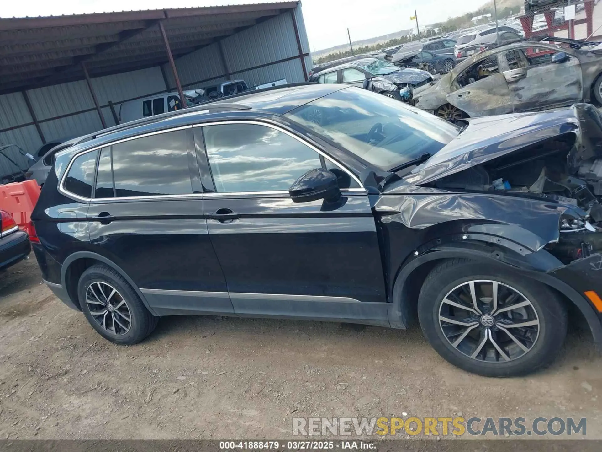 12 fotografías del automóvil dañado 3VV3B7AX3MM157702 VOLKSWAGEN TIGUAN 2021