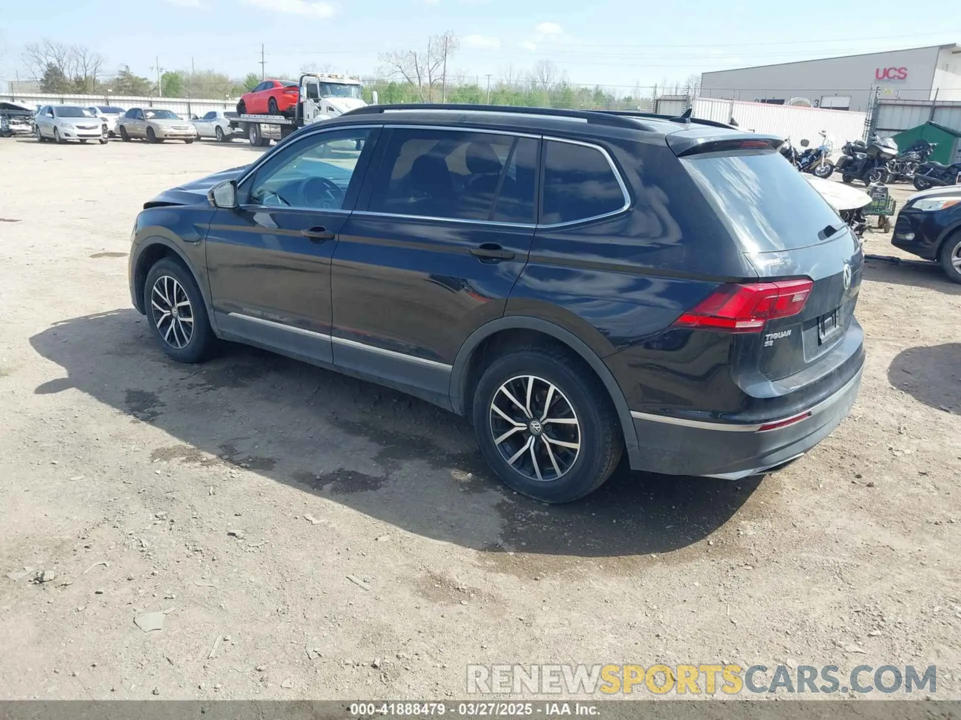 3 fotografías del automóvil dañado 3VV3B7AX3MM157702 VOLKSWAGEN TIGUAN 2021