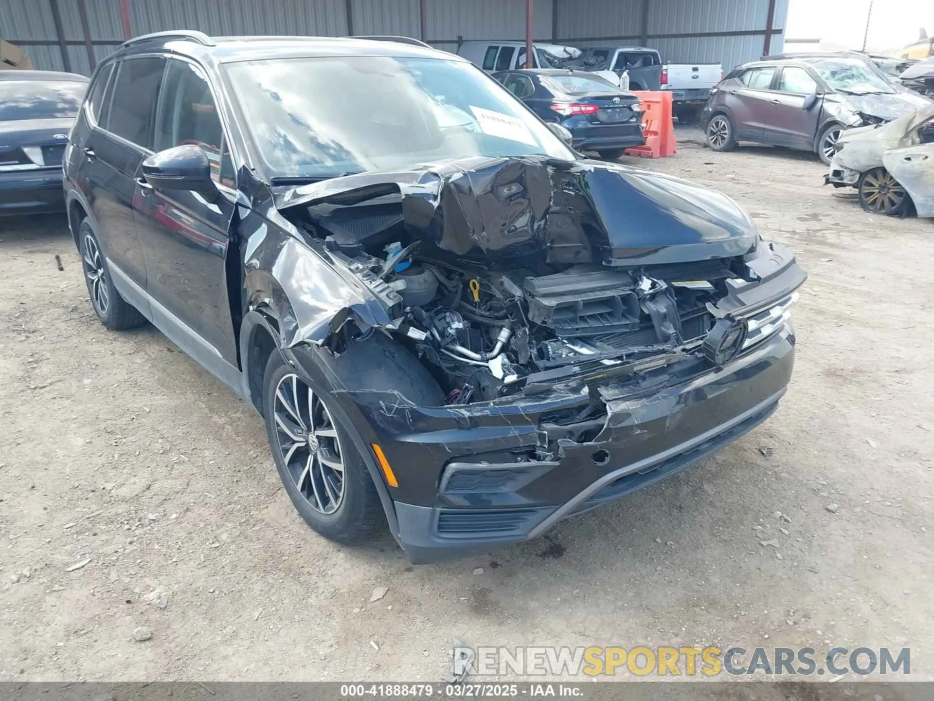 6 fotografías del automóvil dañado 3VV3B7AX3MM157702 VOLKSWAGEN TIGUAN 2021