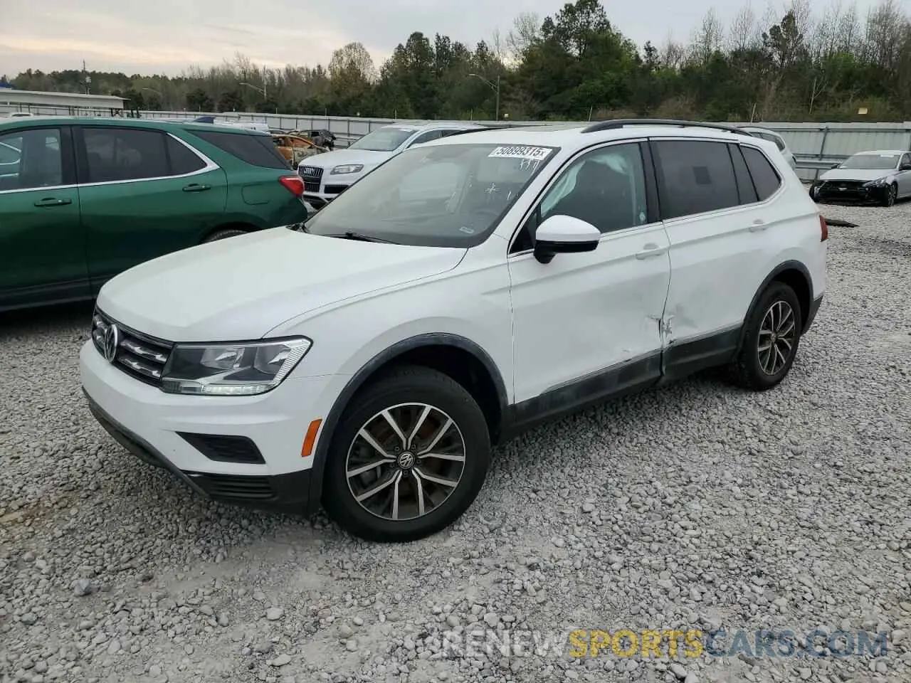 1 fotografías del automóvil dañado 3VV3B7AX4MM080130 VOLKSWAGEN TIGUAN 2021