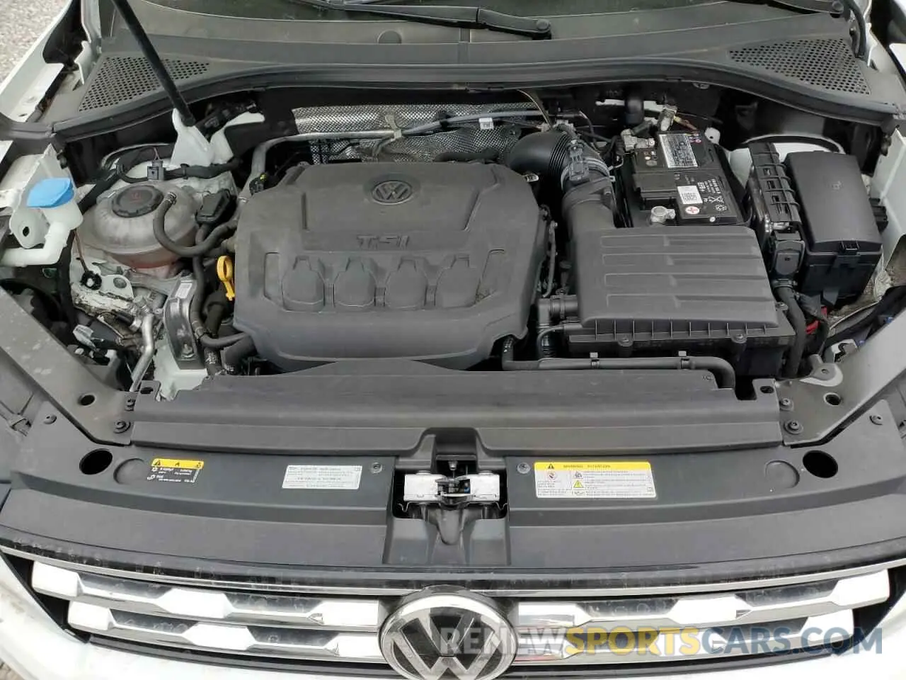 12 fotografías del automóvil dañado 3VV3B7AX4MM080130 VOLKSWAGEN TIGUAN 2021