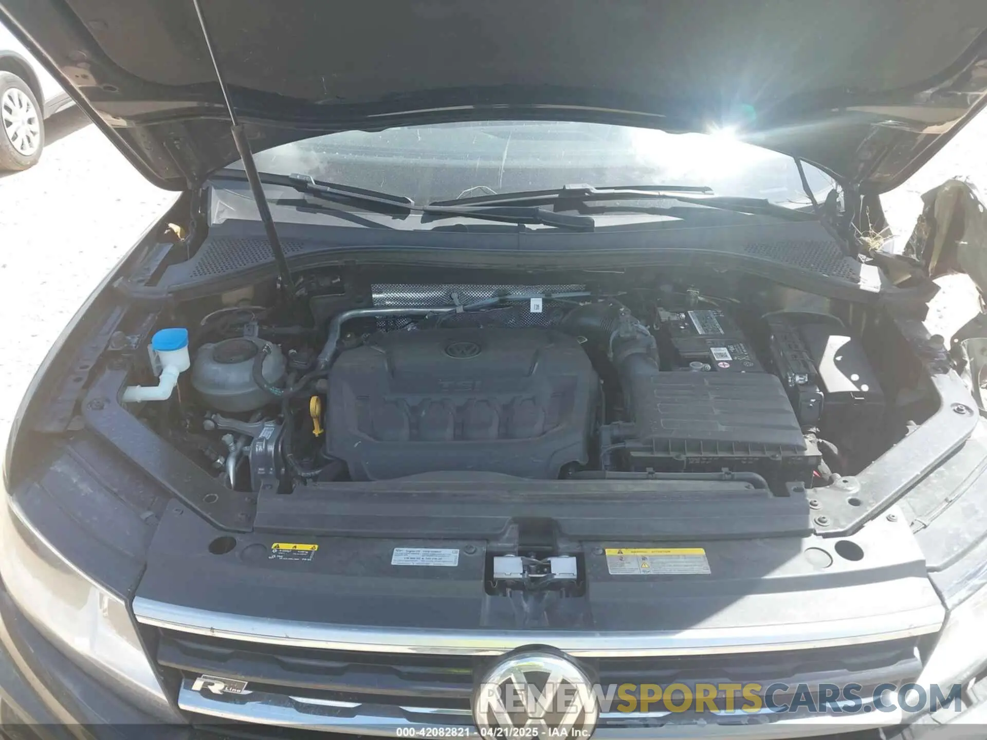 10 fotografías del automóvil dañado 3VV3B7AX5MM027369 VOLKSWAGEN TIGUAN 2021