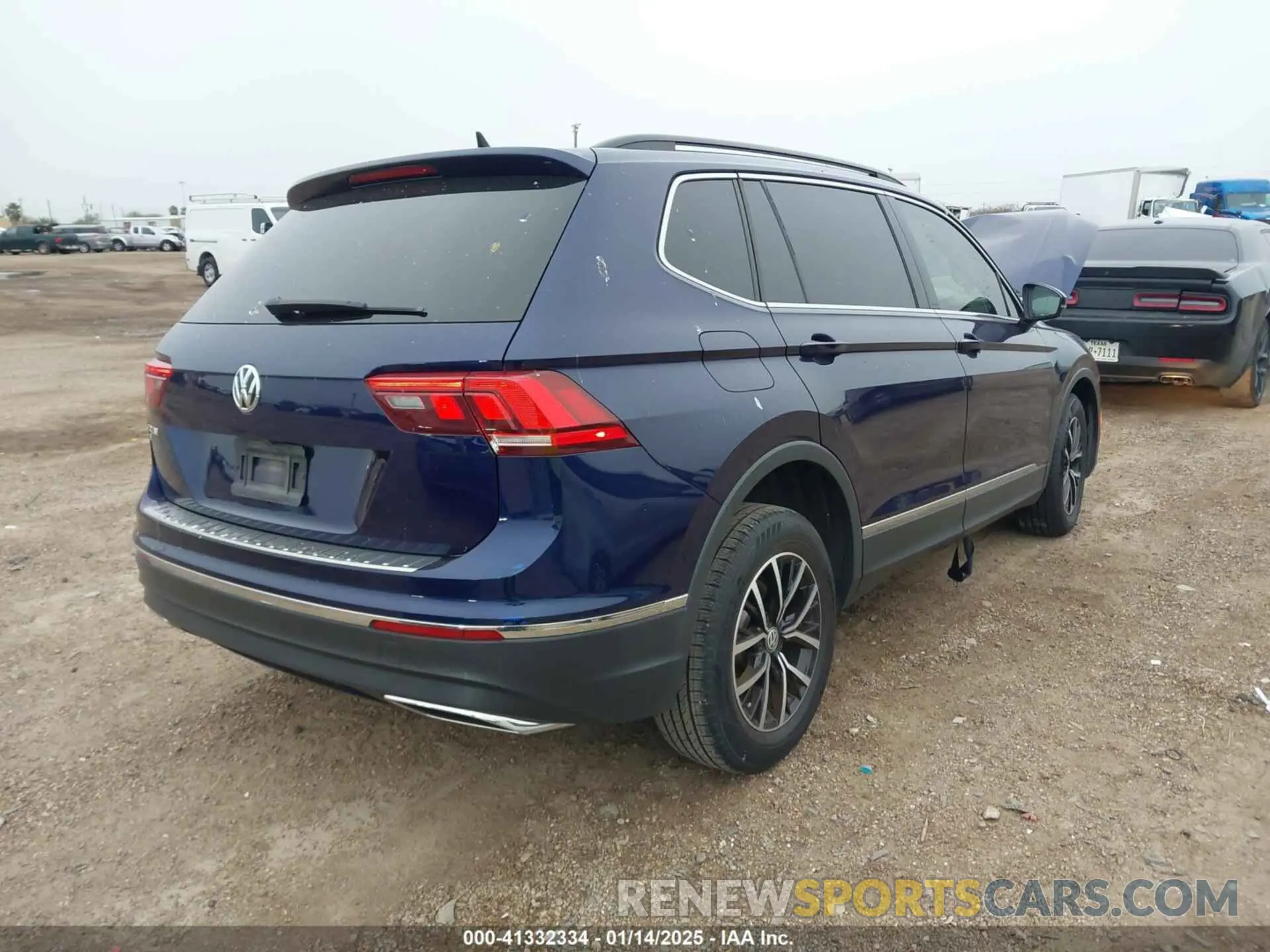 4 fotografías del automóvil dañado 3VV3B7AX7MM122368 VOLKSWAGEN TIGUAN 2021