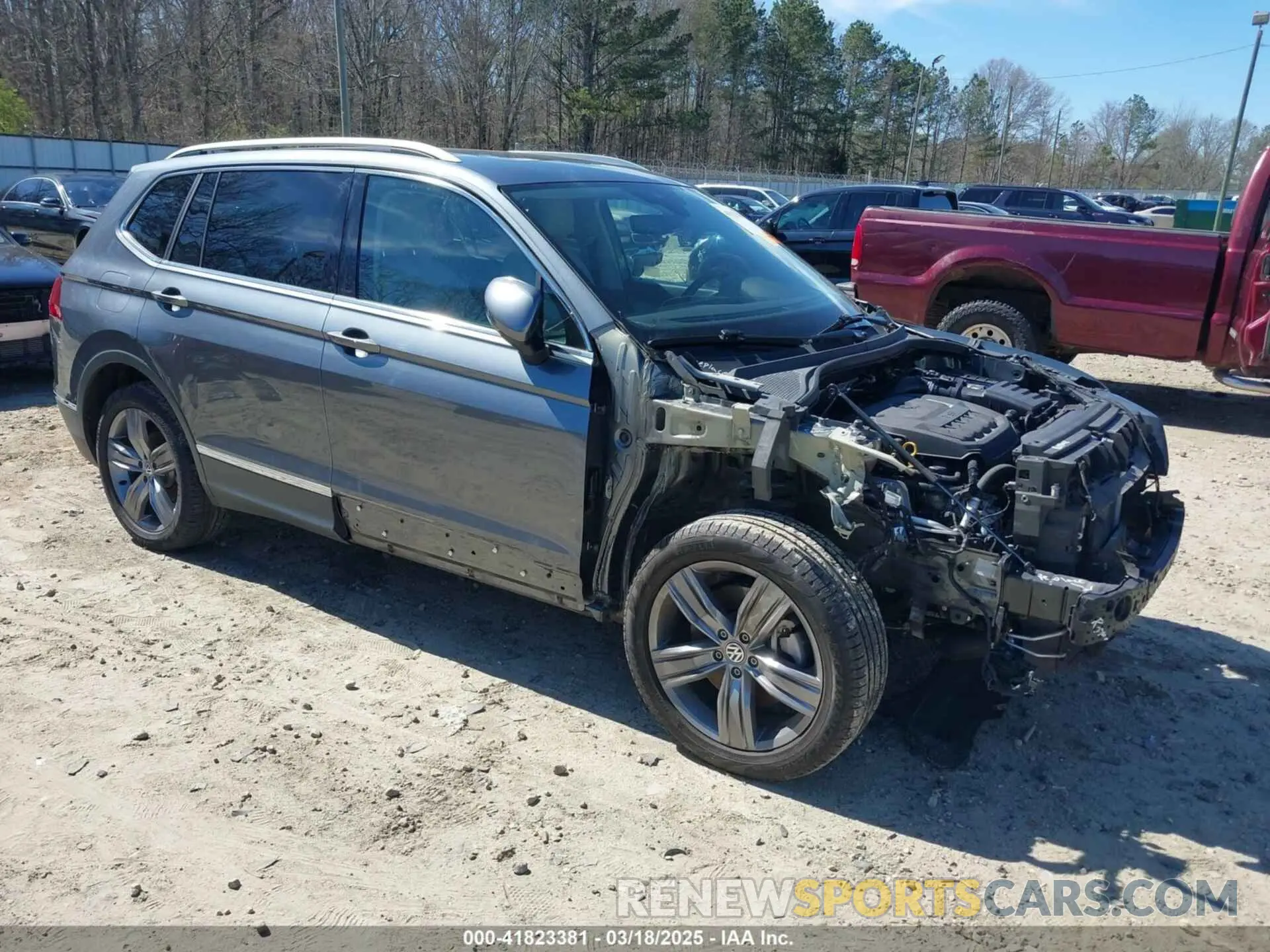 1 fotografías del automóvil dañado 3VV3B7AX8MM029357 VOLKSWAGEN TIGUAN 2021