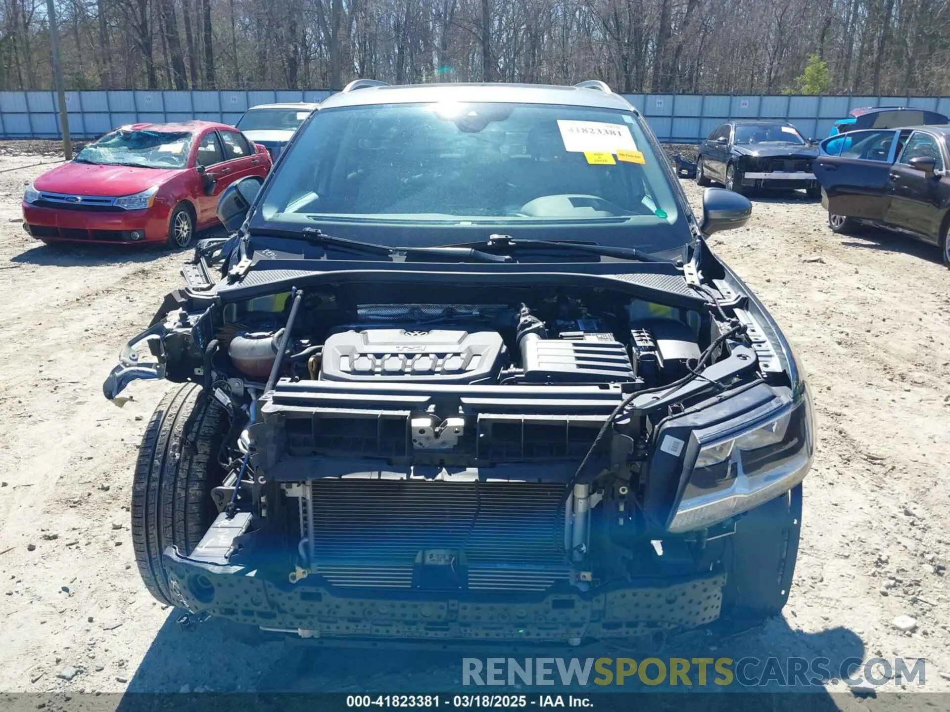 13 fotografías del automóvil dañado 3VV3B7AX8MM029357 VOLKSWAGEN TIGUAN 2021