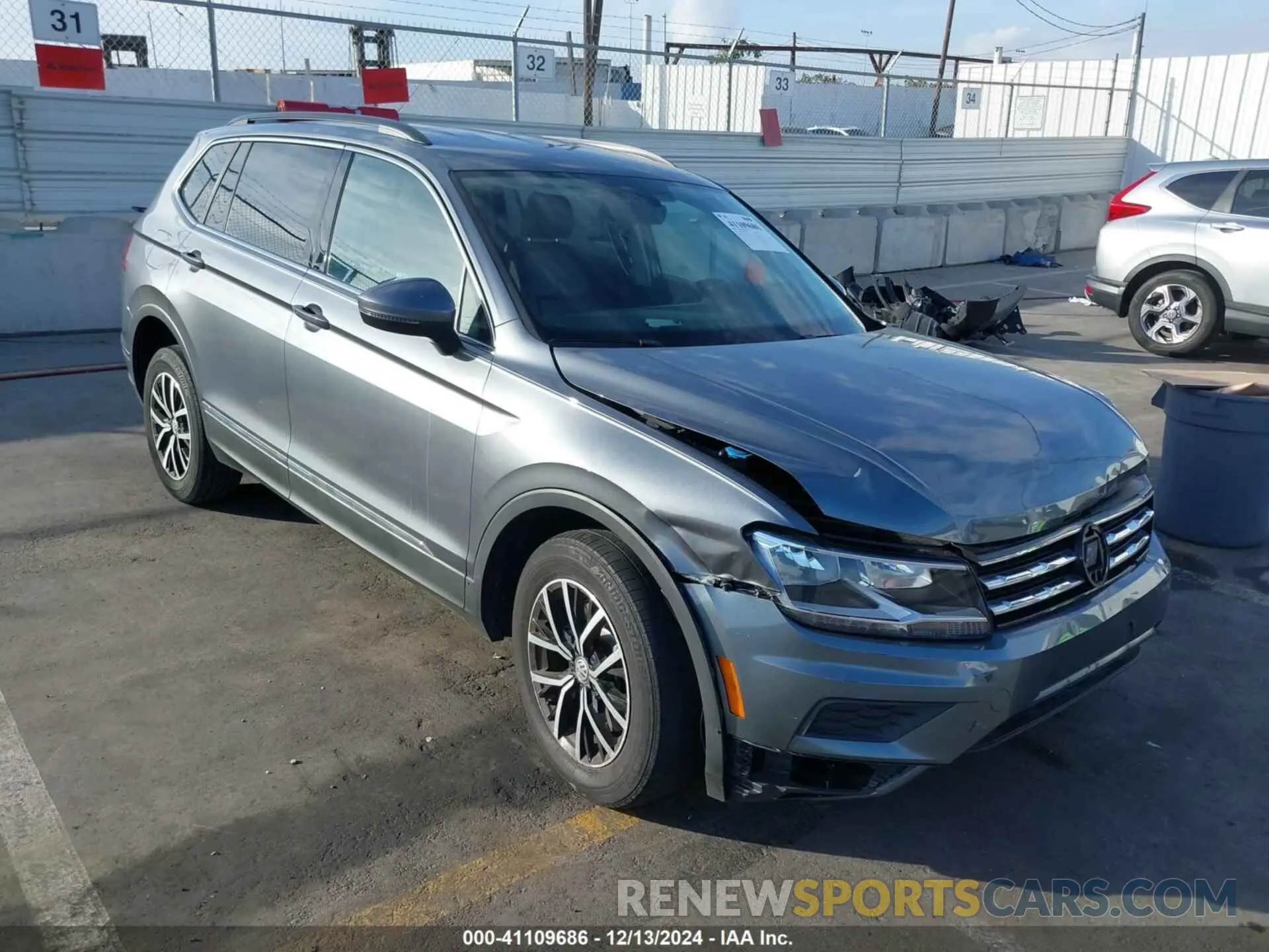 1 fotografías del automóvil dañado 3VV3B7AX8MM071303 VOLKSWAGEN TIGUAN 2021