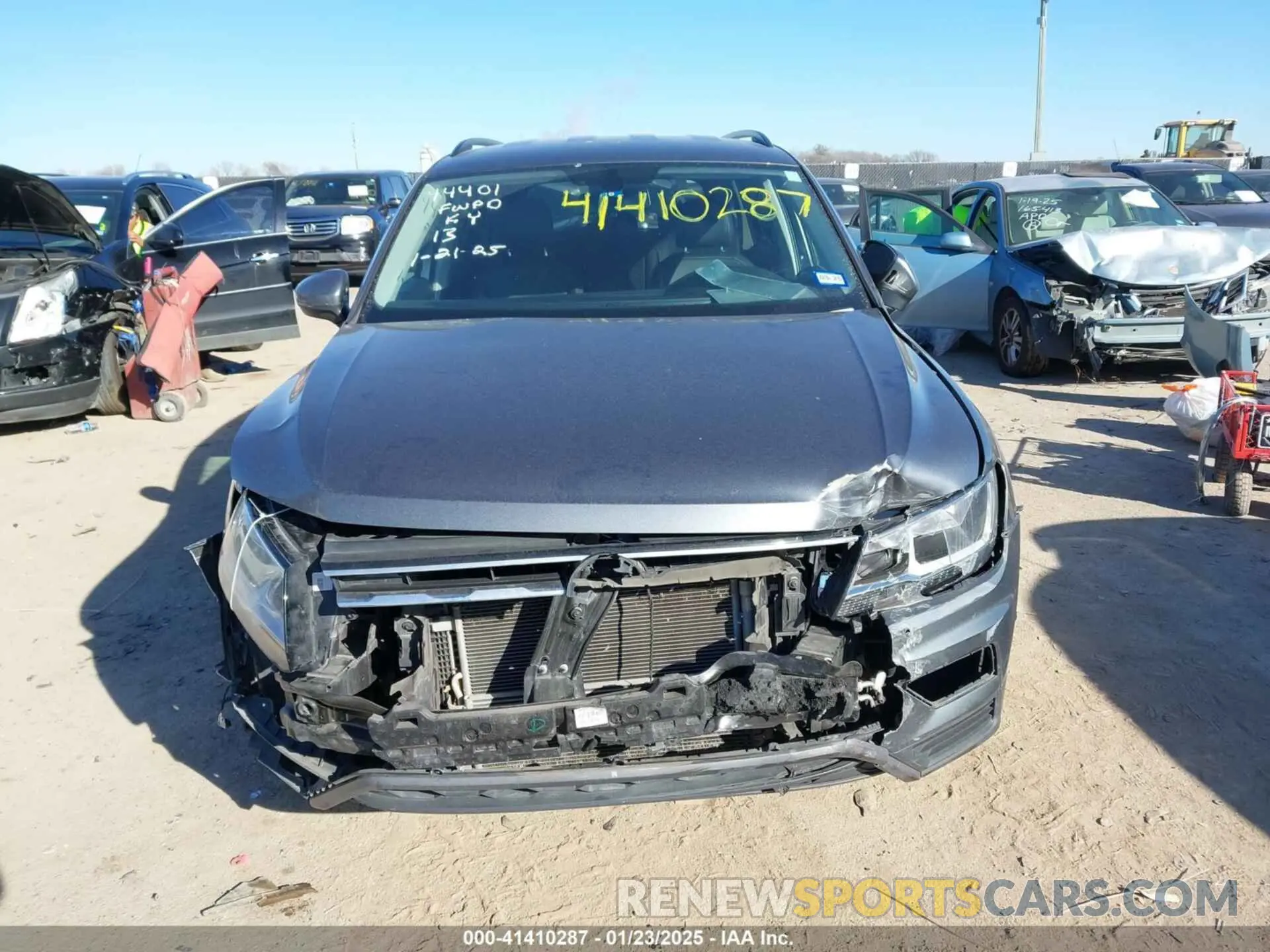 12 fotografías del automóvil dañado 3VV3B7AX8MM087985 VOLKSWAGEN TIGUAN 2021