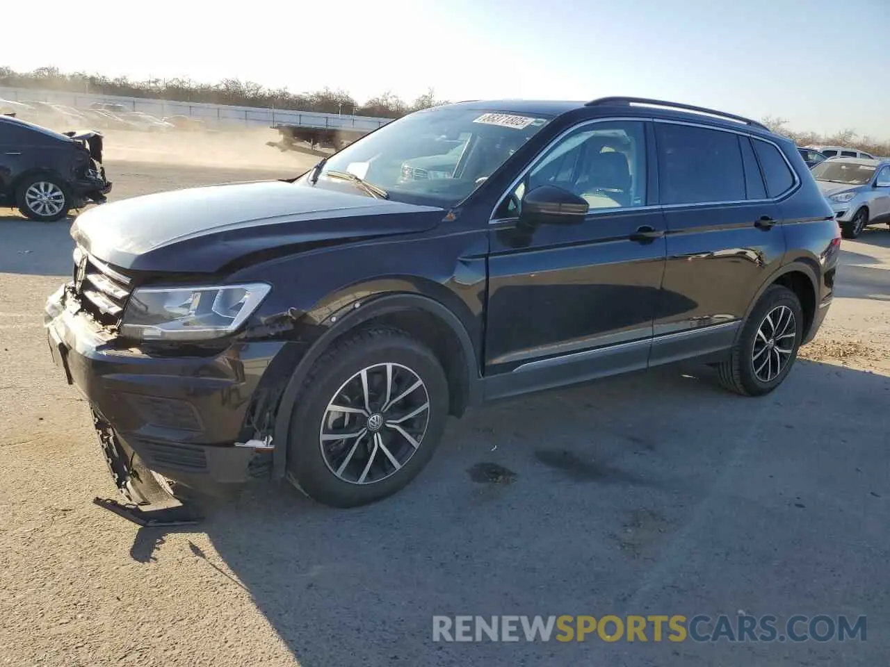 1 fotografías del automóvil dañado 3VV3B7AX8MM157937 VOLKSWAGEN TIGUAN 2021