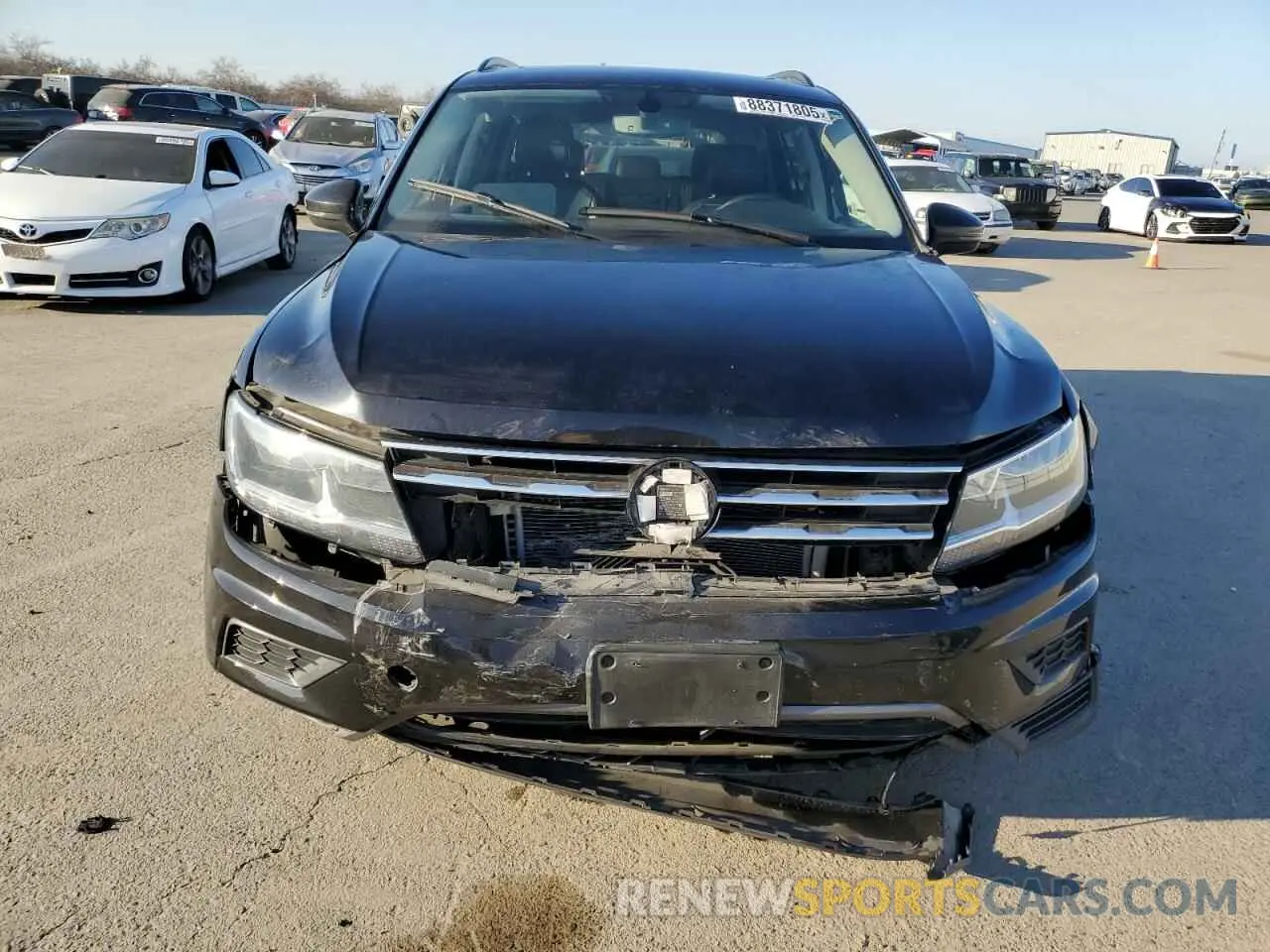 5 fotografías del automóvil dañado 3VV3B7AX8MM157937 VOLKSWAGEN TIGUAN 2021