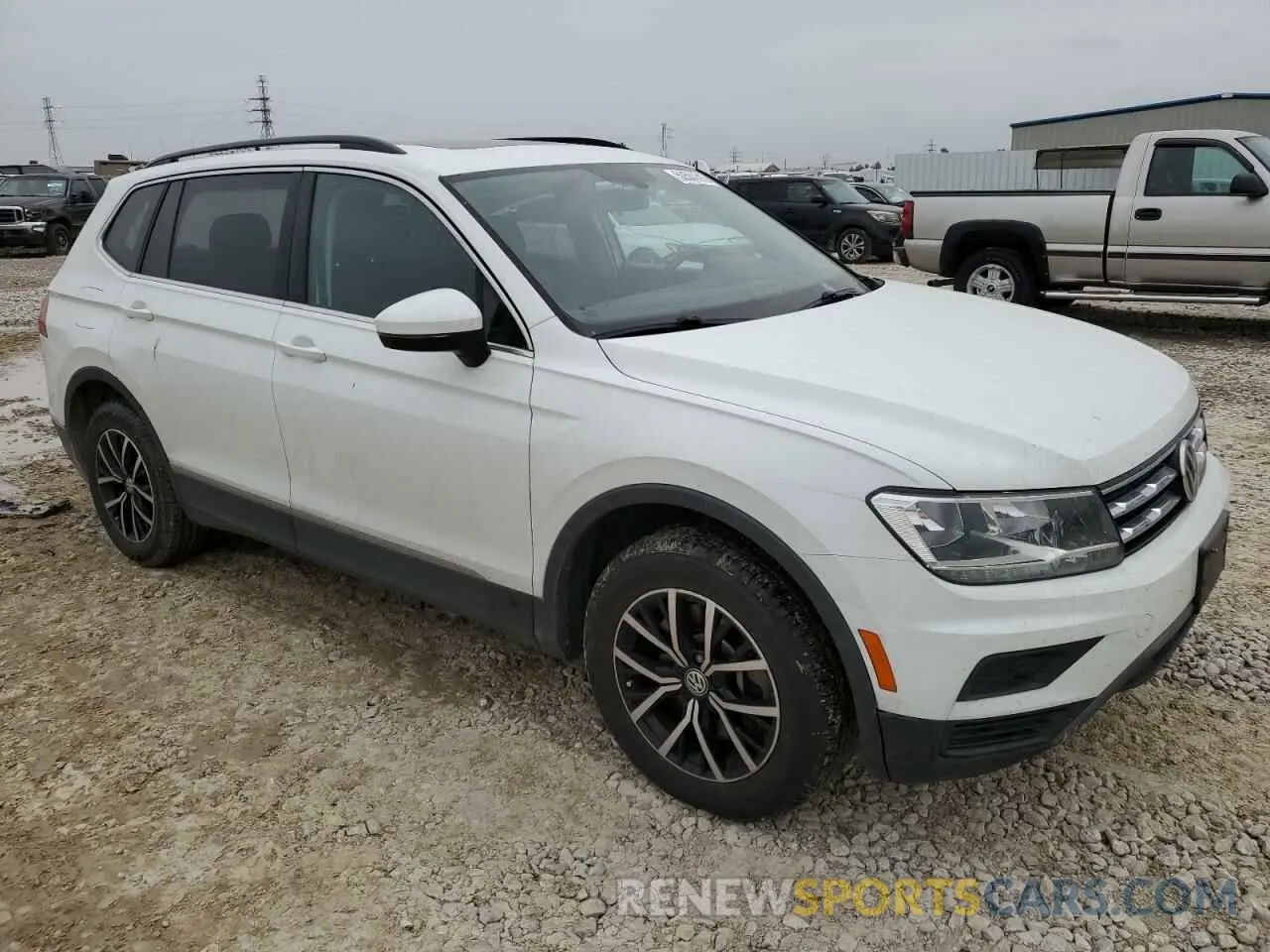 4 fotografías del automóvil dañado 3VV3B7AX9MM079698 VOLKSWAGEN TIGUAN 2021