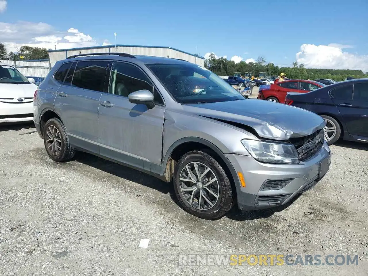 4 fotografías del automóvil dañado 3VV3B7AXXMM005416 VOLKSWAGEN TIGUAN 2021