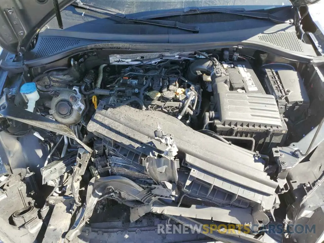 12 fotografías del automóvil dañado 3VV3B7AXXMM005822 VOLKSWAGEN TIGUAN 2021