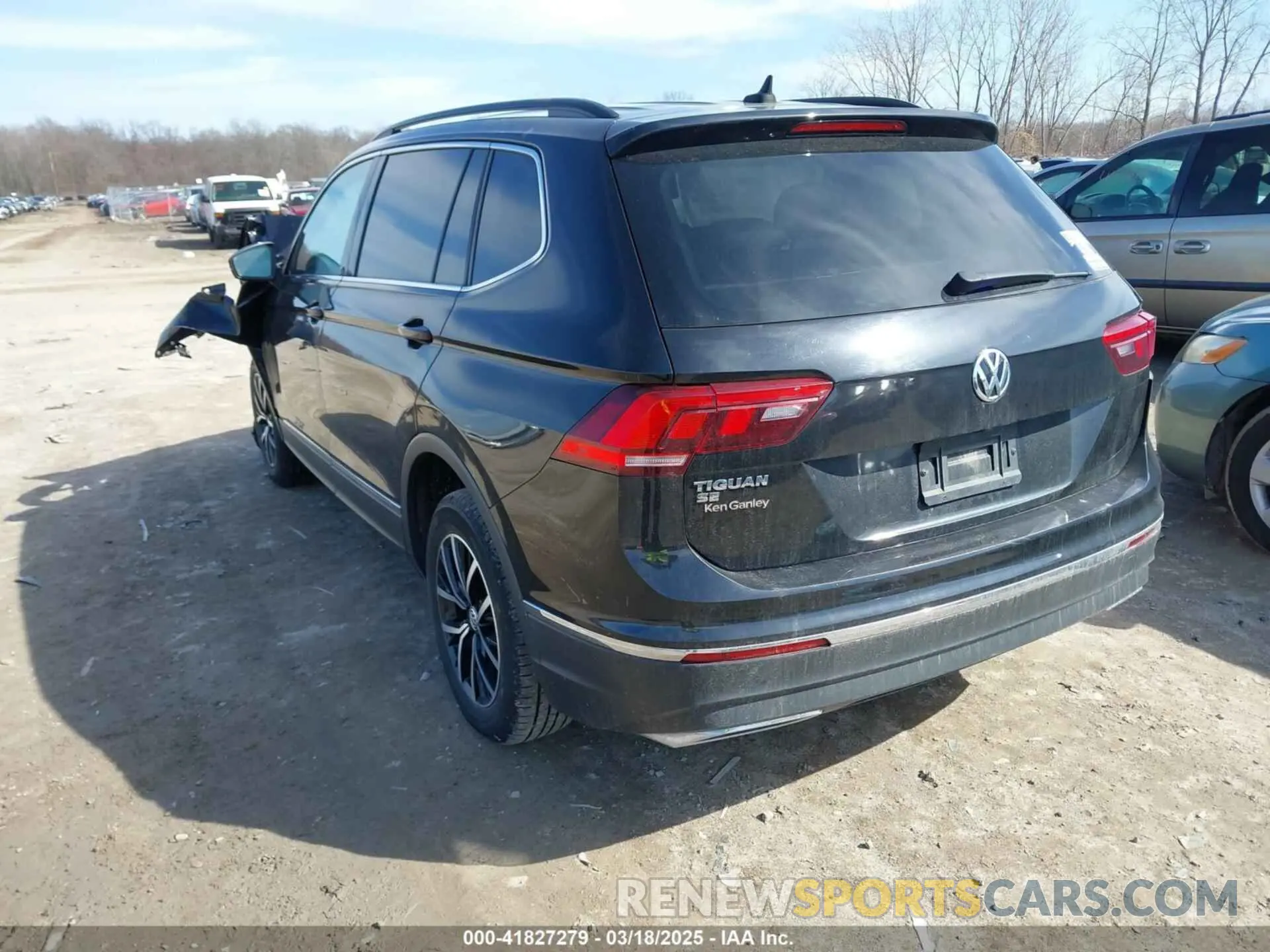 3 fotografías del automóvil dañado 3VV3B7AXXMM113924 VOLKSWAGEN TIGUAN 2021