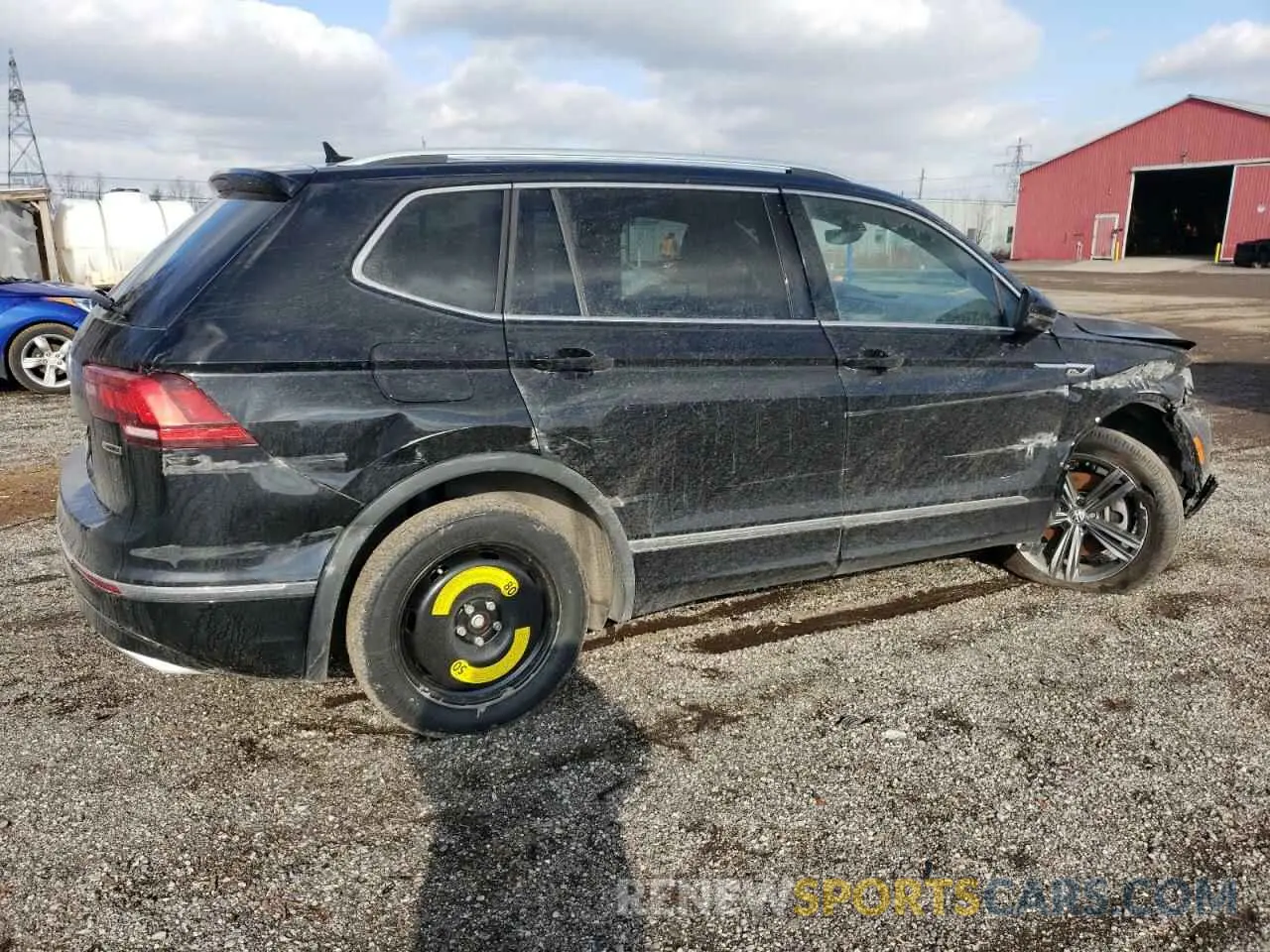 5 fotografías del automóvil dañado 3VV4B7AX4MM135390 VOLKSWAGEN TIGUAN 2021
