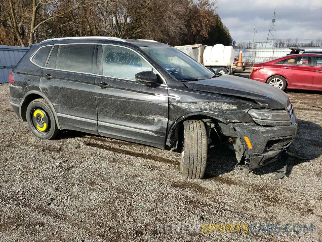 7 fotografías del automóvil dañado 3VV4B7AX4MM135390 VOLKSWAGEN TIGUAN 2021