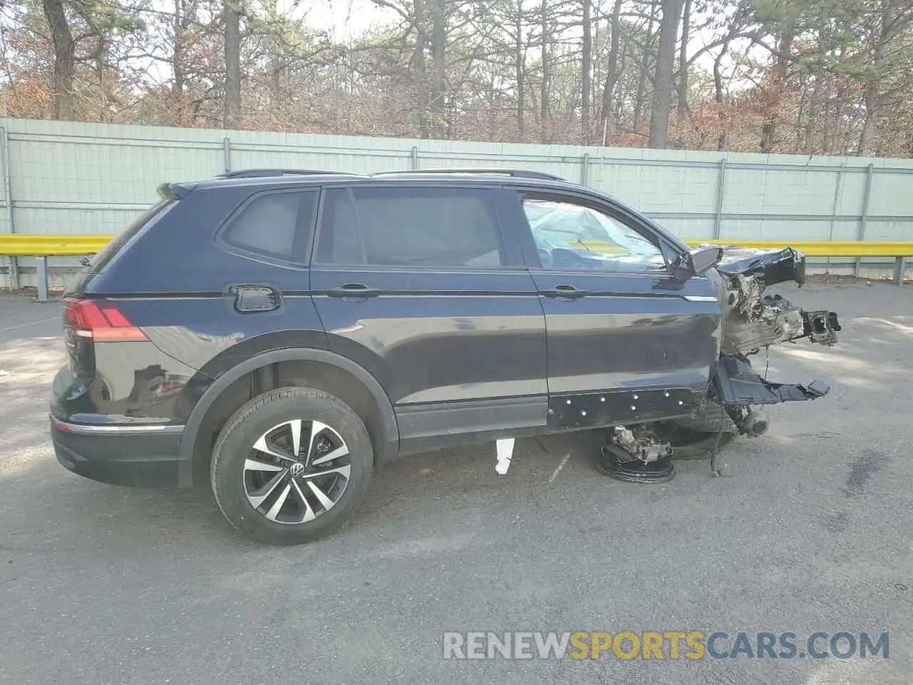 3 fotografías del automóvil dañado 3VV0B7AX1NM071101 VOLKSWAGEN TIGUAN 2022