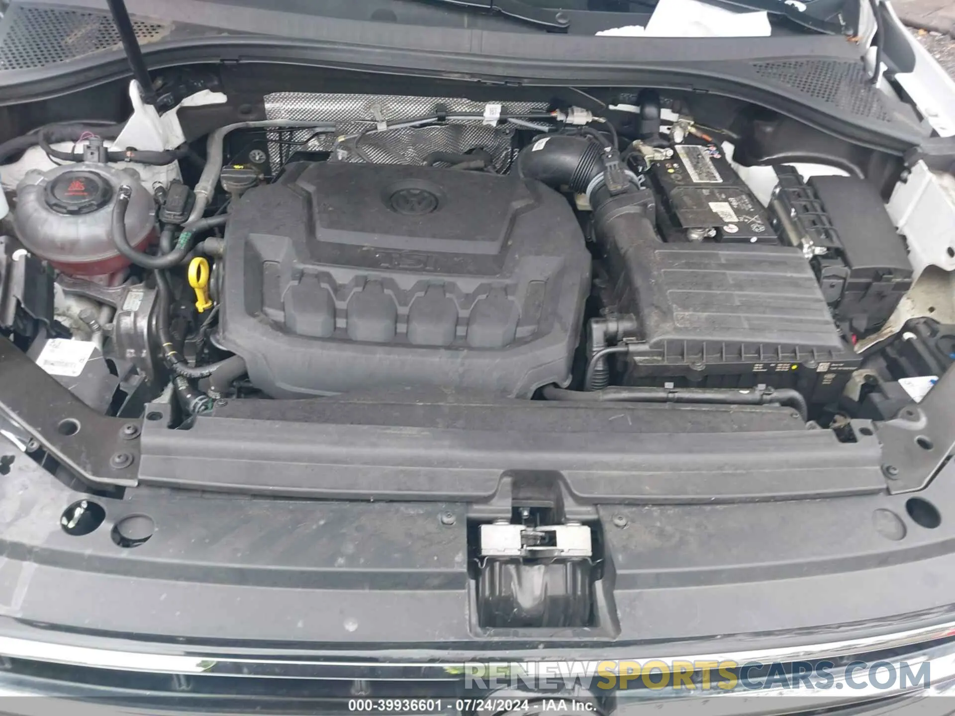 10 fotografías del automóvil dañado 3VV0B7AX2NM080597 VOLKSWAGEN TIGUAN 2022