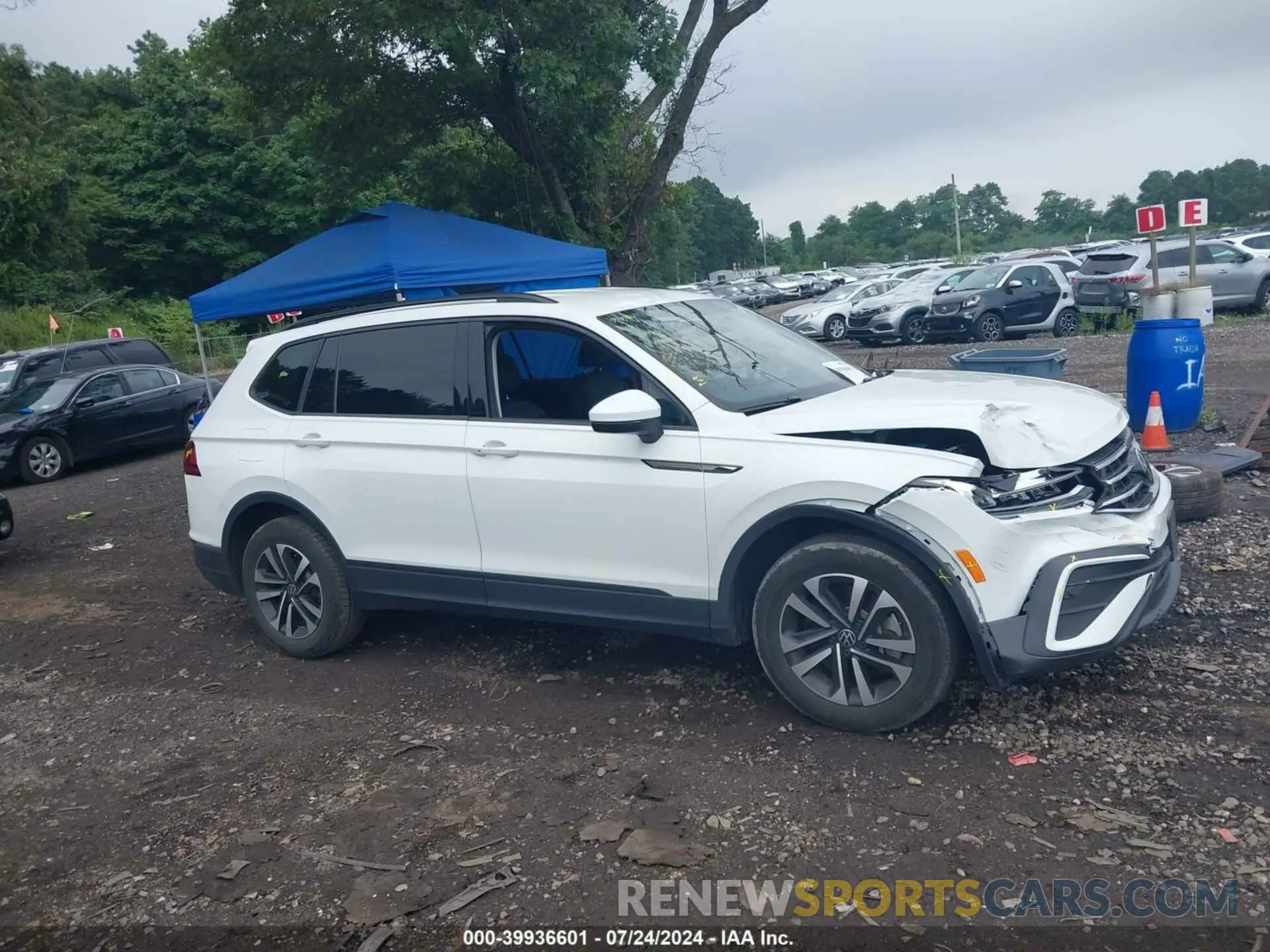 13 fotografías del automóvil dañado 3VV0B7AX2NM080597 VOLKSWAGEN TIGUAN 2022