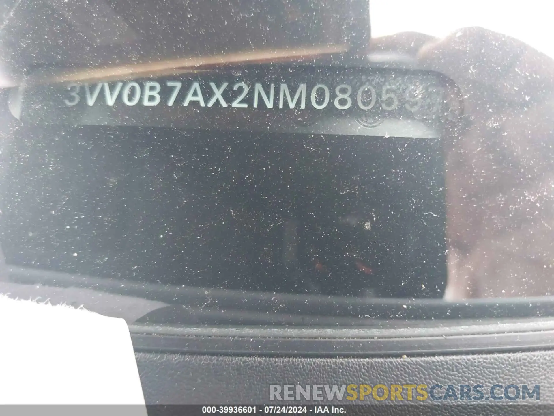 17 fotografías del automóvil dañado 3VV0B7AX2NM080597 VOLKSWAGEN TIGUAN 2022