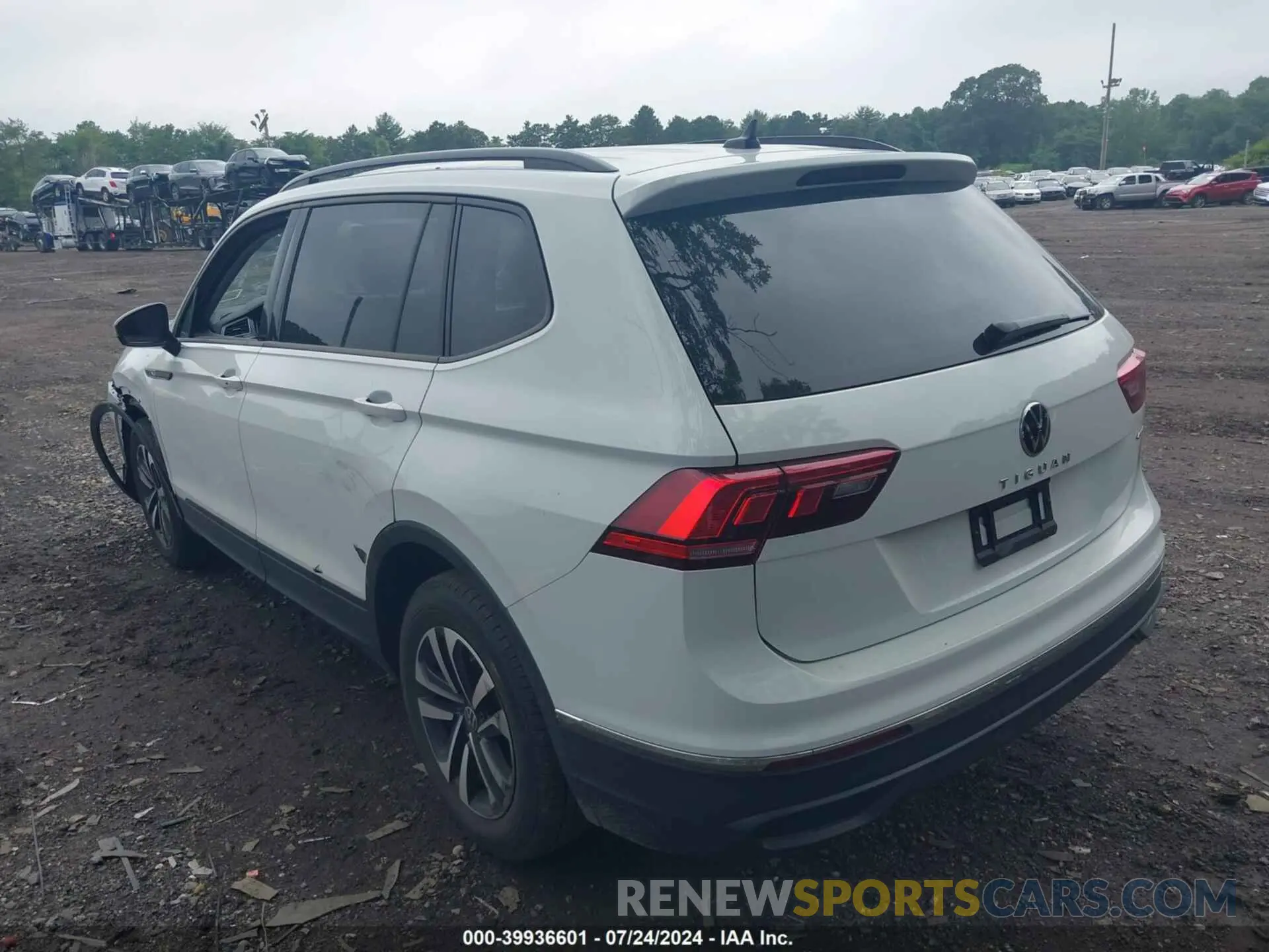 3 fotografías del automóvil dañado 3VV0B7AX2NM080597 VOLKSWAGEN TIGUAN 2022
