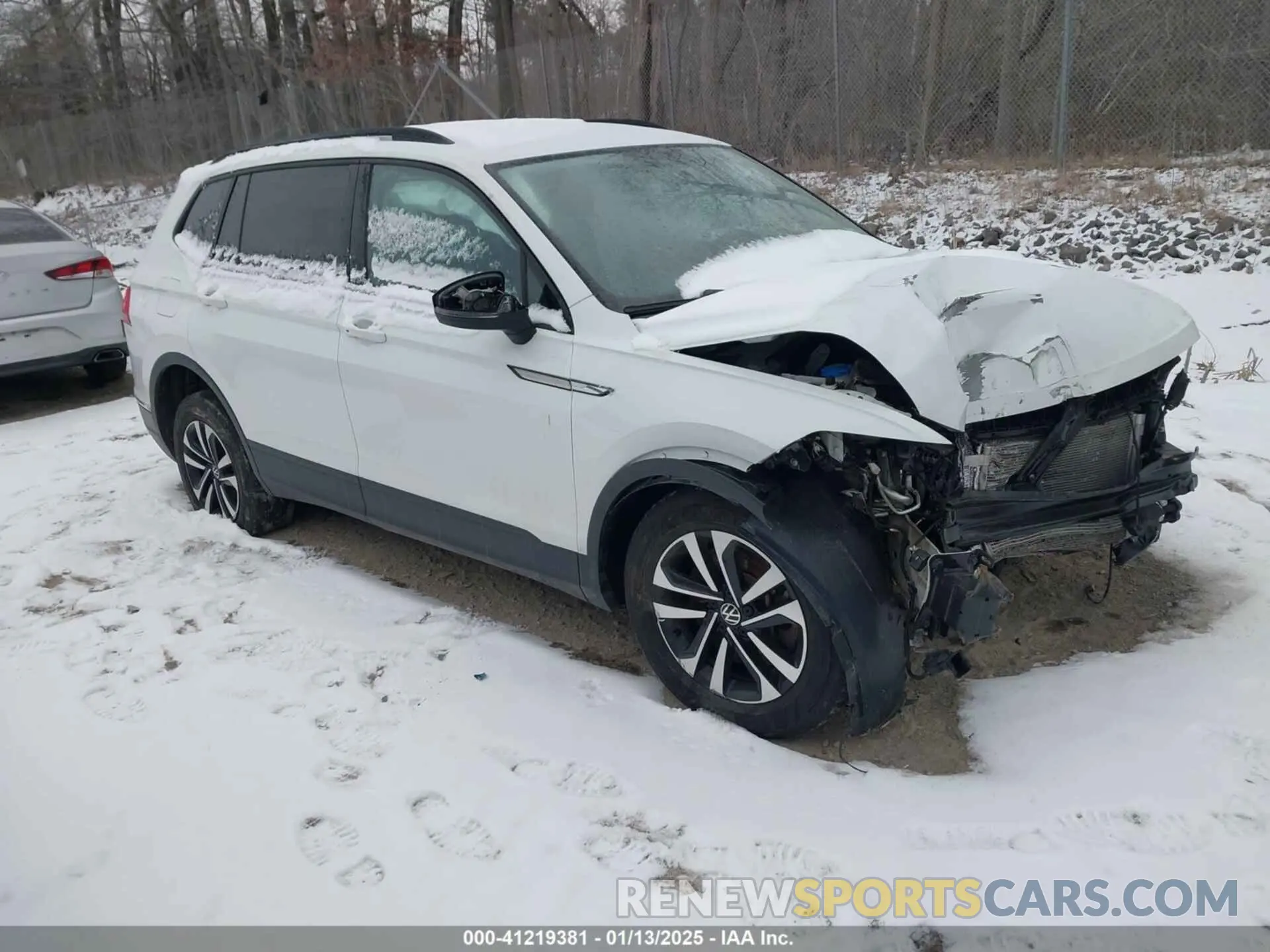 1 fotografías del automóvil dañado 3VV0B7AX2NM125909 VOLKSWAGEN TIGUAN 2022