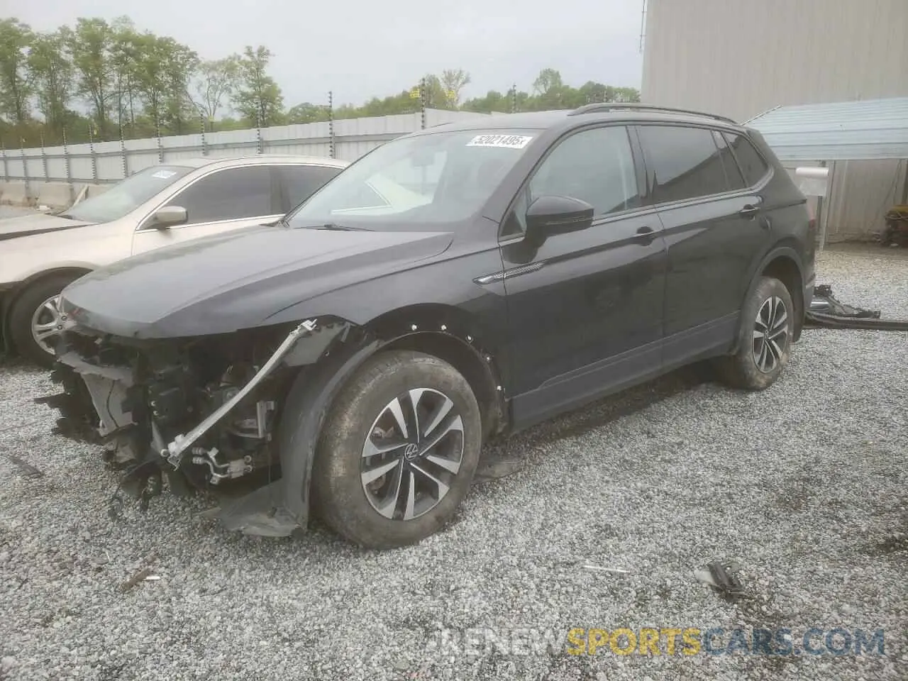 1 fotografías del automóvil dañado 3VV0B7AX3NM076297 VOLKSWAGEN TIGUAN 2022