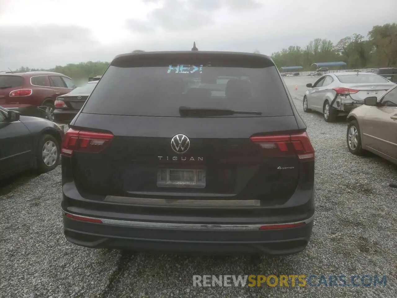 6 fotografías del automóvil dañado 3VV0B7AX3NM076297 VOLKSWAGEN TIGUAN 2022