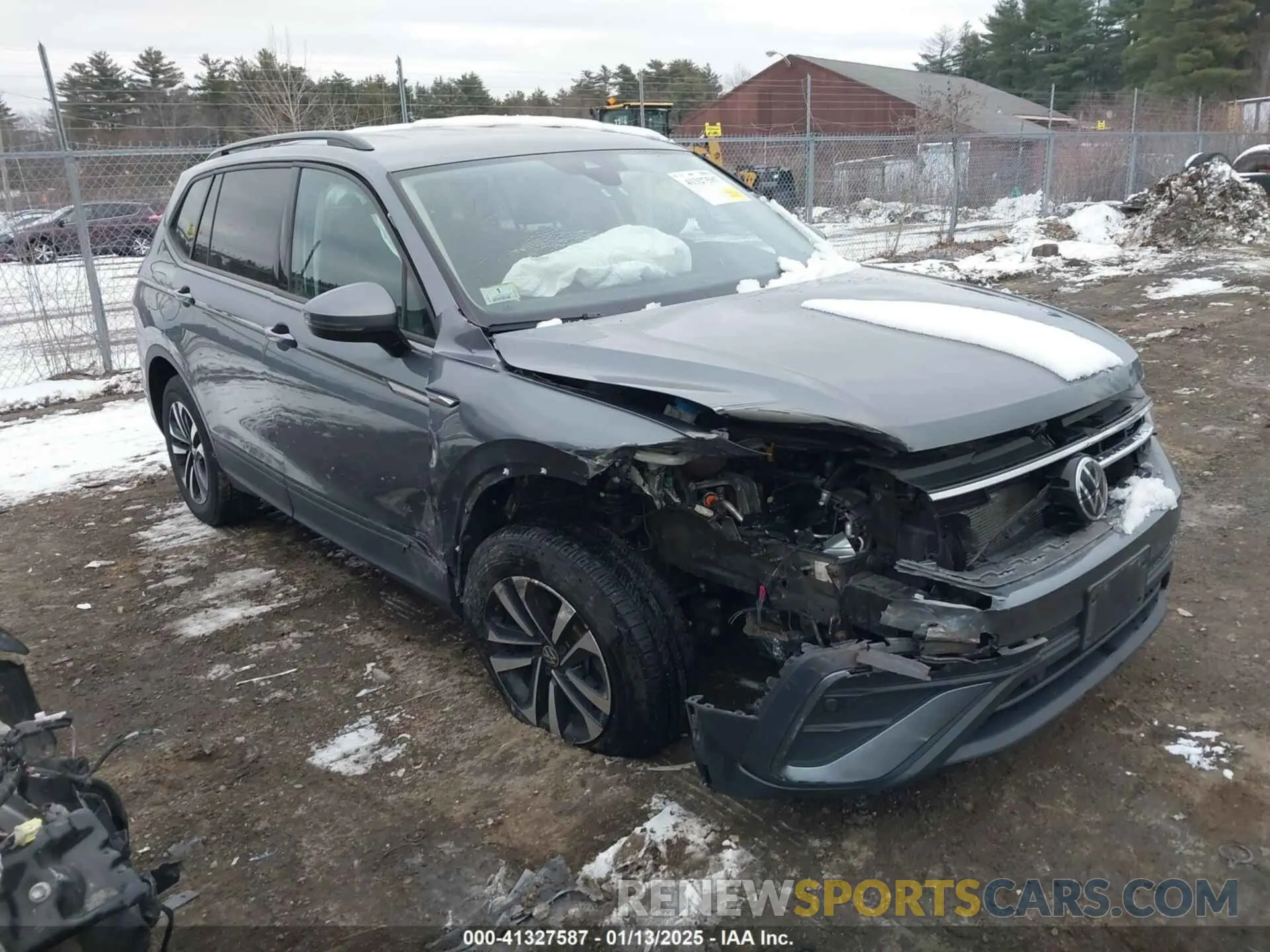 1 fotografías del automóvil dañado 3VV0B7AX9NM032305 VOLKSWAGEN TIGUAN 2022