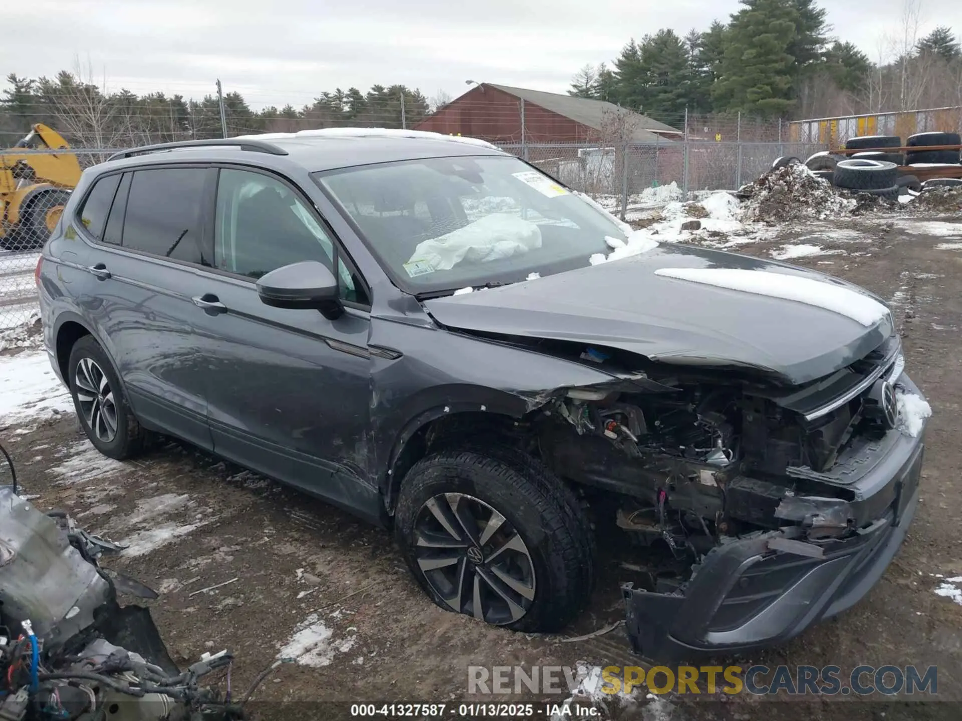13 fotografías del automóvil dañado 3VV0B7AX9NM032305 VOLKSWAGEN TIGUAN 2022
