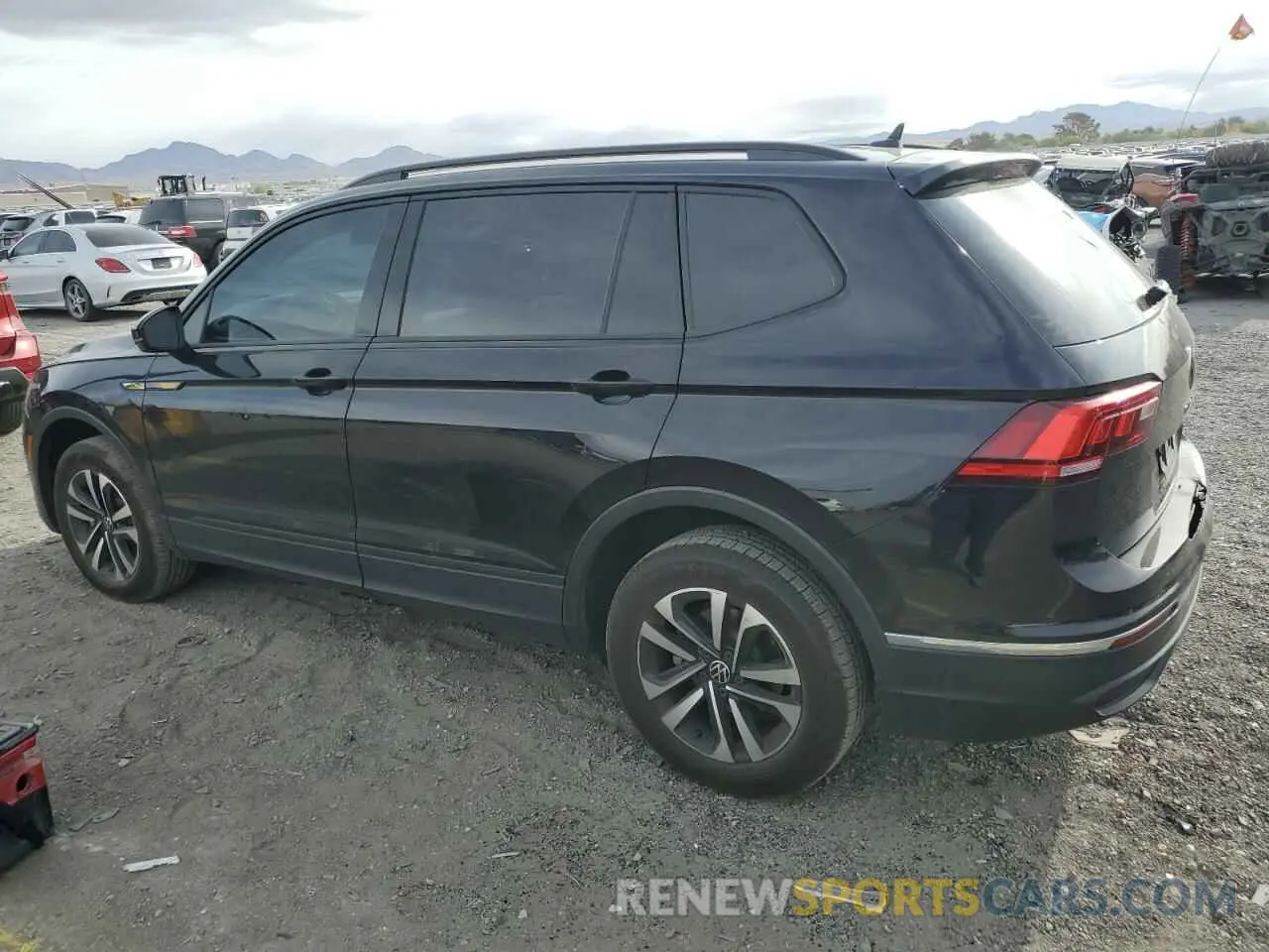 2 fotografías del automóvil dañado 3VV1B7AX3NM152153 VOLKSWAGEN TIGUAN 2022