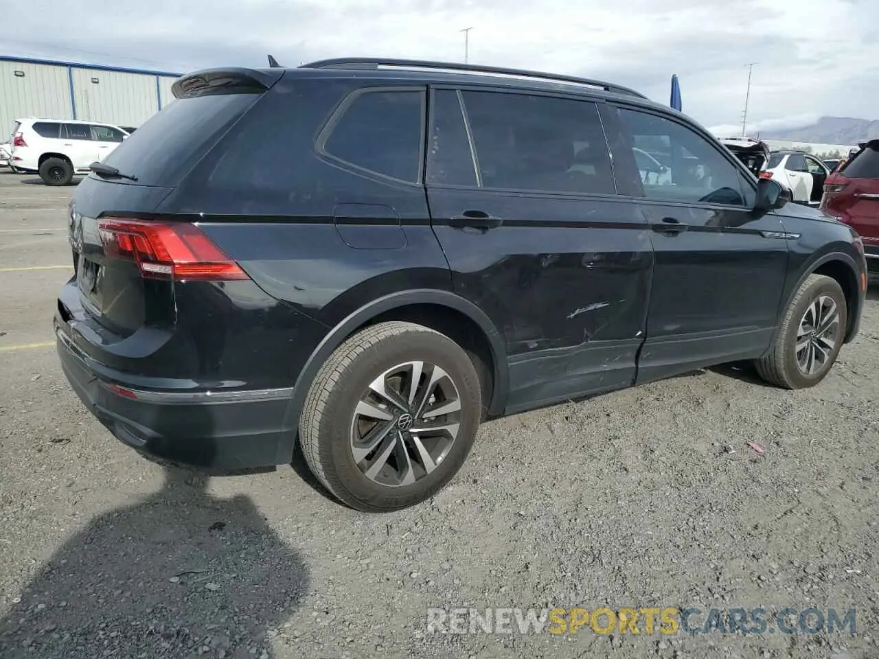 3 fotografías del automóvil dañado 3VV1B7AX3NM152153 VOLKSWAGEN TIGUAN 2022