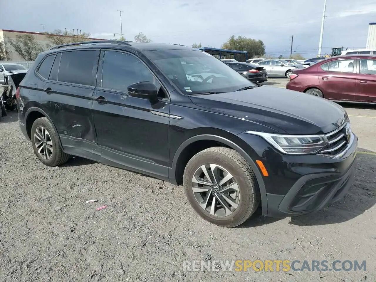 4 fotografías del automóvil dañado 3VV1B7AX3NM152153 VOLKSWAGEN TIGUAN 2022