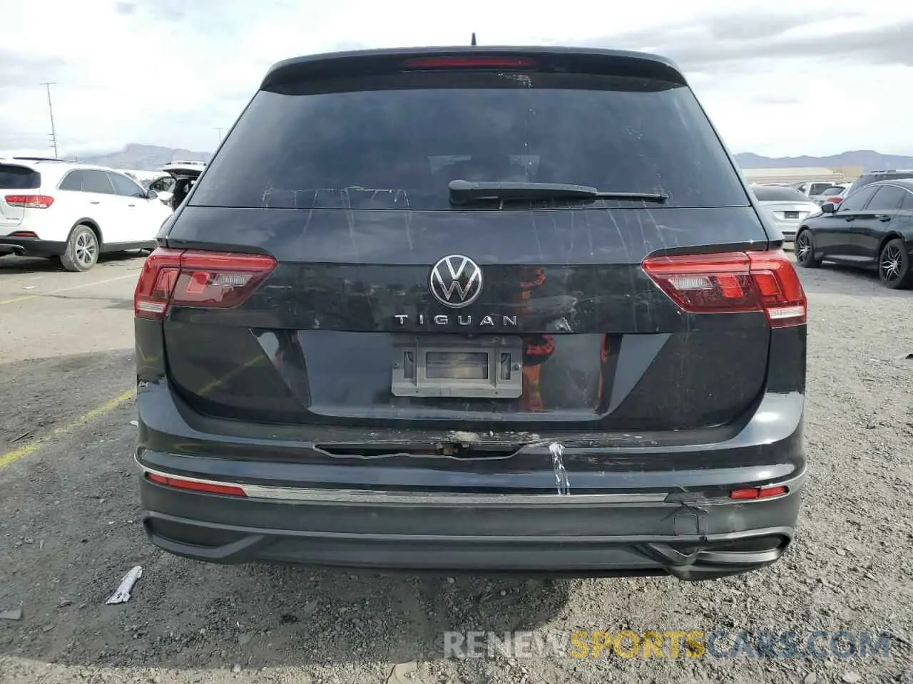 6 fotografías del automóvil dañado 3VV1B7AX3NM152153 VOLKSWAGEN TIGUAN 2022