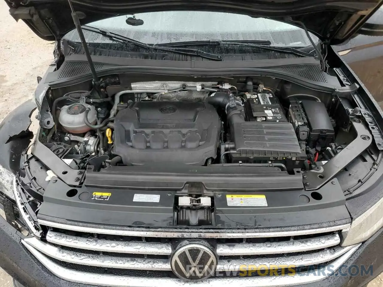 14 fotografías del automóvil dañado 3VV1B7AX9NM034513 VOLKSWAGEN TIGUAN 2022