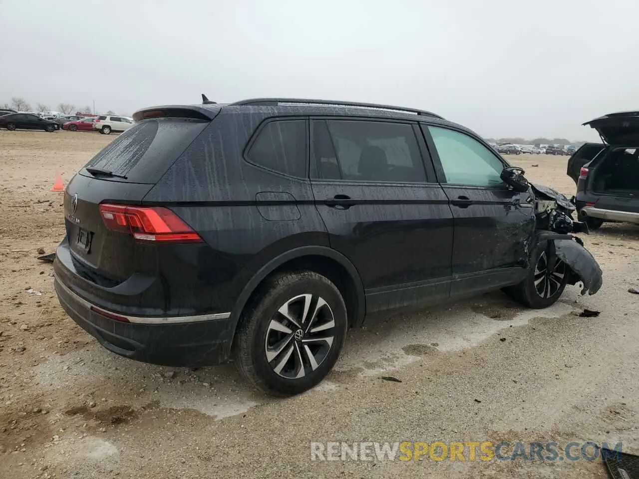 3 fotografías del automóvil dañado 3VV1B7AX9NM034513 VOLKSWAGEN TIGUAN 2022